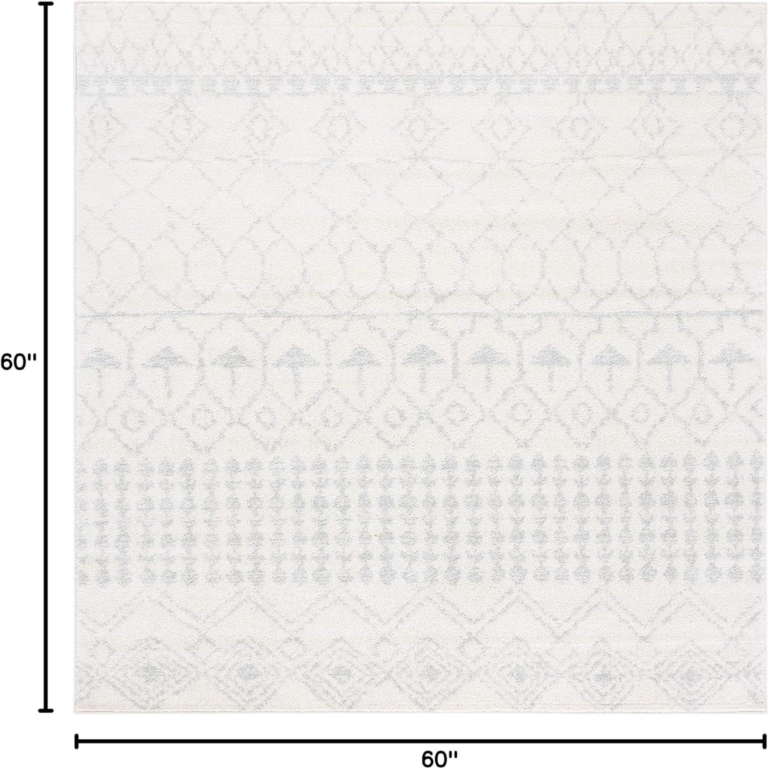 image:imageSAFAVIEH Area Rug 8x10 Tulum Collection Large Ivory amp Black Moroccan Boho Distressed Design NonShedding amp Easy Cleaning Ideal for Living Room Bedroom Office Dining Space TUL229BIvoryLight Grey
