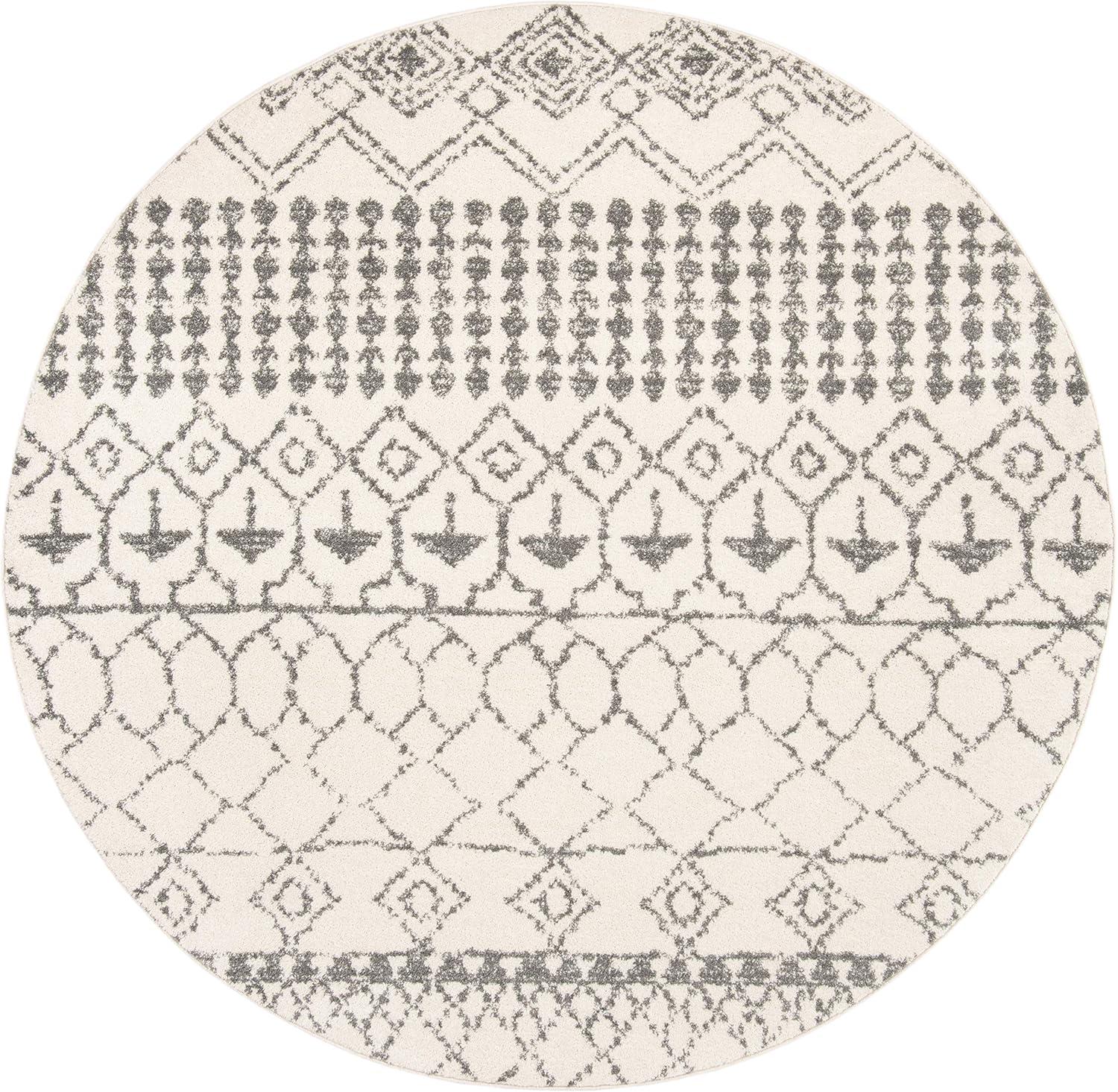 image:imageSAFAVIEH Area Rug 8x10 Tulum Collection Large Ivory amp Black Moroccan Boho Distressed Design NonShedding amp Easy Cleaning Ideal for Living Room Bedroom Office Dining Space TUL229BIvoryGrey
