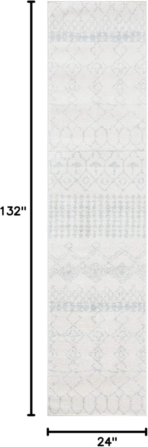 image:imageSAFAVIEH Area Rug 8x10 Tulum Collection Large Ivory amp Black Moroccan Boho Distressed Design NonShedding amp Easy Cleaning Ideal for Living Room Bedroom Office Dining Space TUL229BIvoryLight Grey
