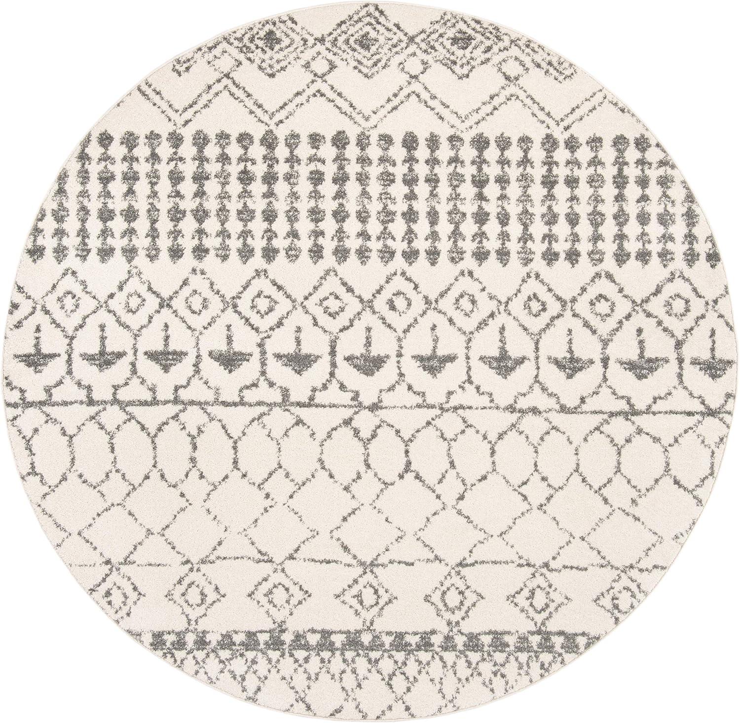 image:imageSAFAVIEH Area Rug 8x10 Tulum Collection Large Ivory amp Black Moroccan Boho Distressed Design NonShedding amp Easy Cleaning Ideal for Living Room Bedroom Office Dining Space TUL229BIvoryGrey