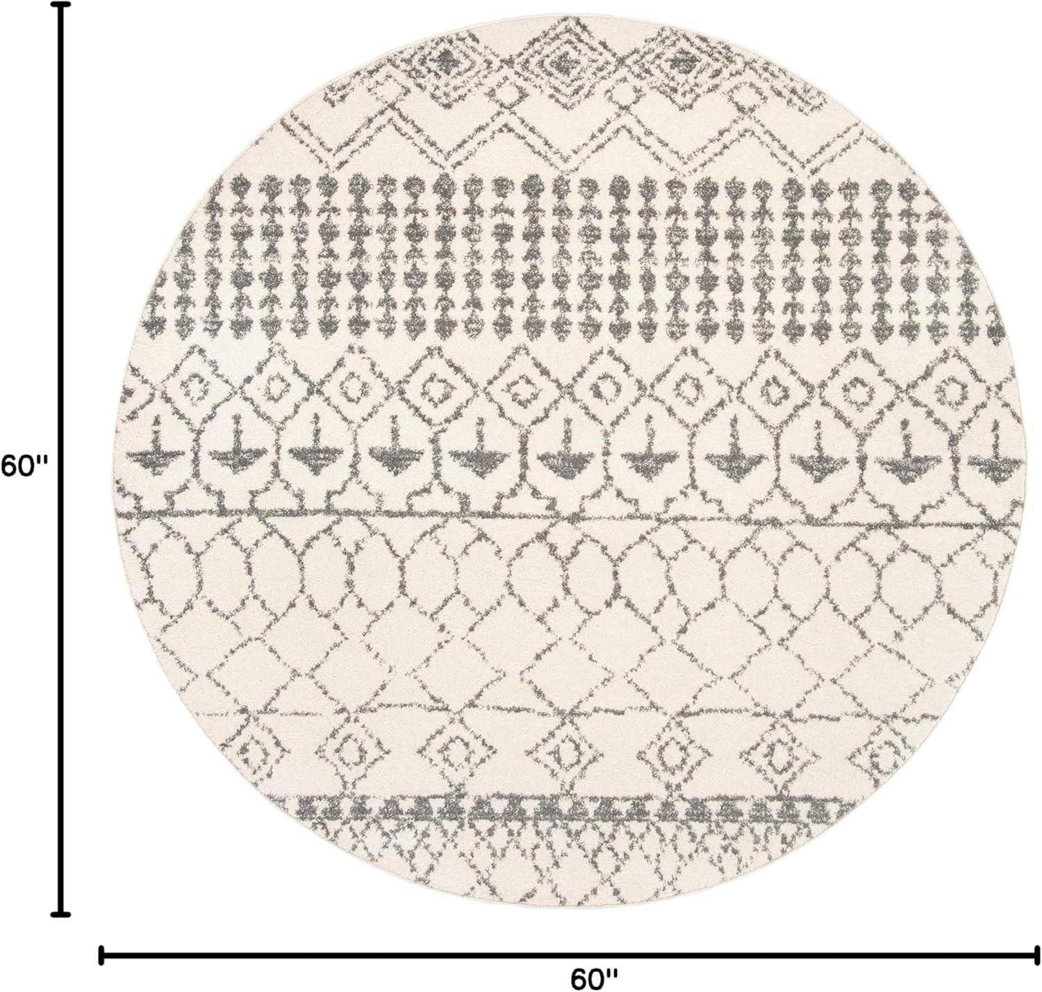 image:imageSAFAVIEH Area Rug 8x10 Tulum Collection Large Ivory amp Black Moroccan Boho Distressed Design NonShedding amp Easy Cleaning Ideal for Living Room Bedroom Office Dining Space TUL229BIvoryGrey