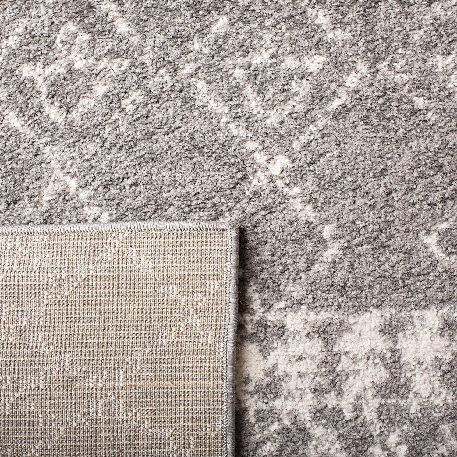 image:imageSAFAVIEH Area Rug 8x10 Tulum Collection Large Ivory amp Black Moroccan Boho Distressed Design NonShedding amp Easy Cleaning Ideal for Living Room Bedroom Office Dining Space TUL229BGreyIvory