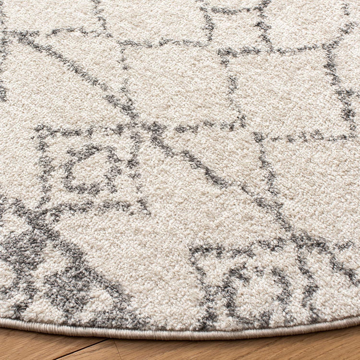 image:imageSAFAVIEH Area Rug 8x10 Tulum Collection Large Ivory amp Black Moroccan Boho Distressed Design NonShedding amp Easy Cleaning Ideal for Living Room Bedroom Office Dining Space TUL229BIvoryGrey