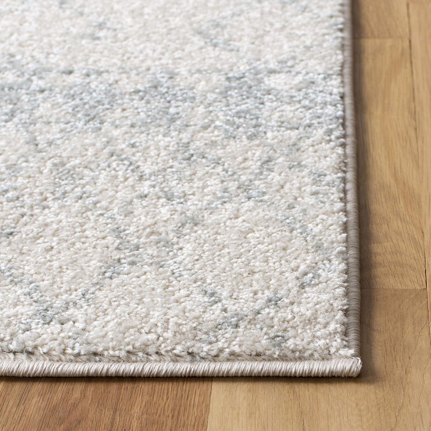 image:imageSAFAVIEH Area Rug 8x10 Tulum Collection Large Ivory amp Black Moroccan Boho Distressed Design NonShedding amp Easy Cleaning Ideal for Living Room Bedroom Office Dining Space TUL229BIvoryLight Grey