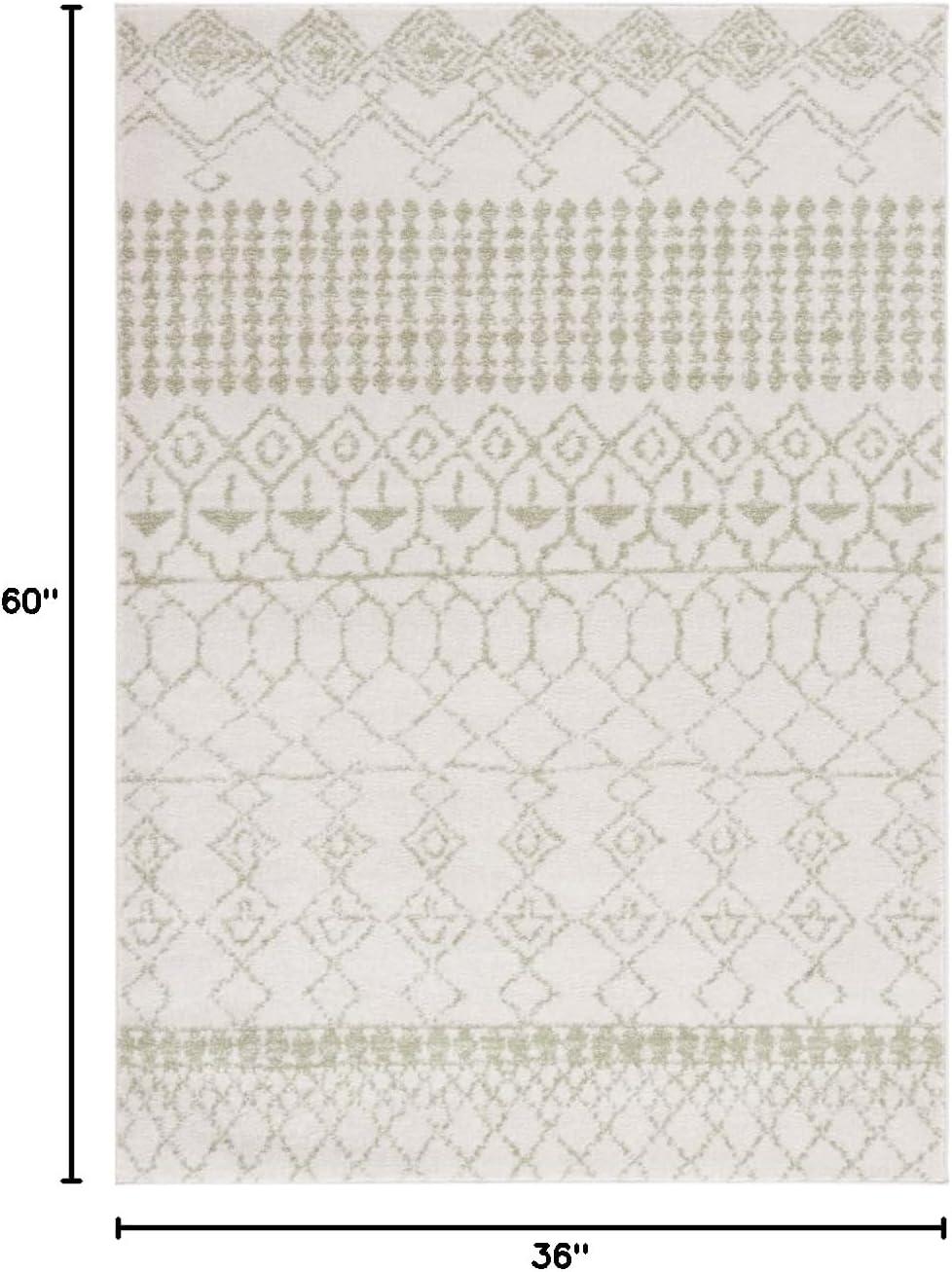 image:imageSAFAVIEH Area Rug 8x10 Tulum Collection Large Ivory amp Black Moroccan Boho Distressed Design NonShedding amp Easy Cleaning Ideal for Living Room Bedroom Office Dining Space TUL229BIvorySage