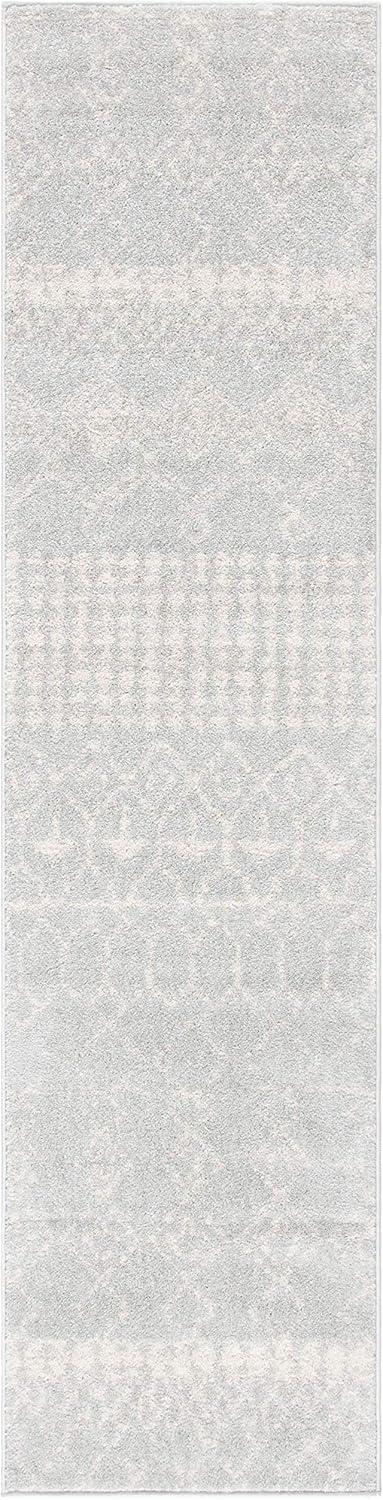 image:imageSAFAVIEH Area Rug 8x10 Tulum Collection Large Ivory amp Black Moroccan Boho Distressed Design NonShedding amp Easy Cleaning Ideal for Living Room Bedroom Office Dining Space TUL229BLight GreyIvory