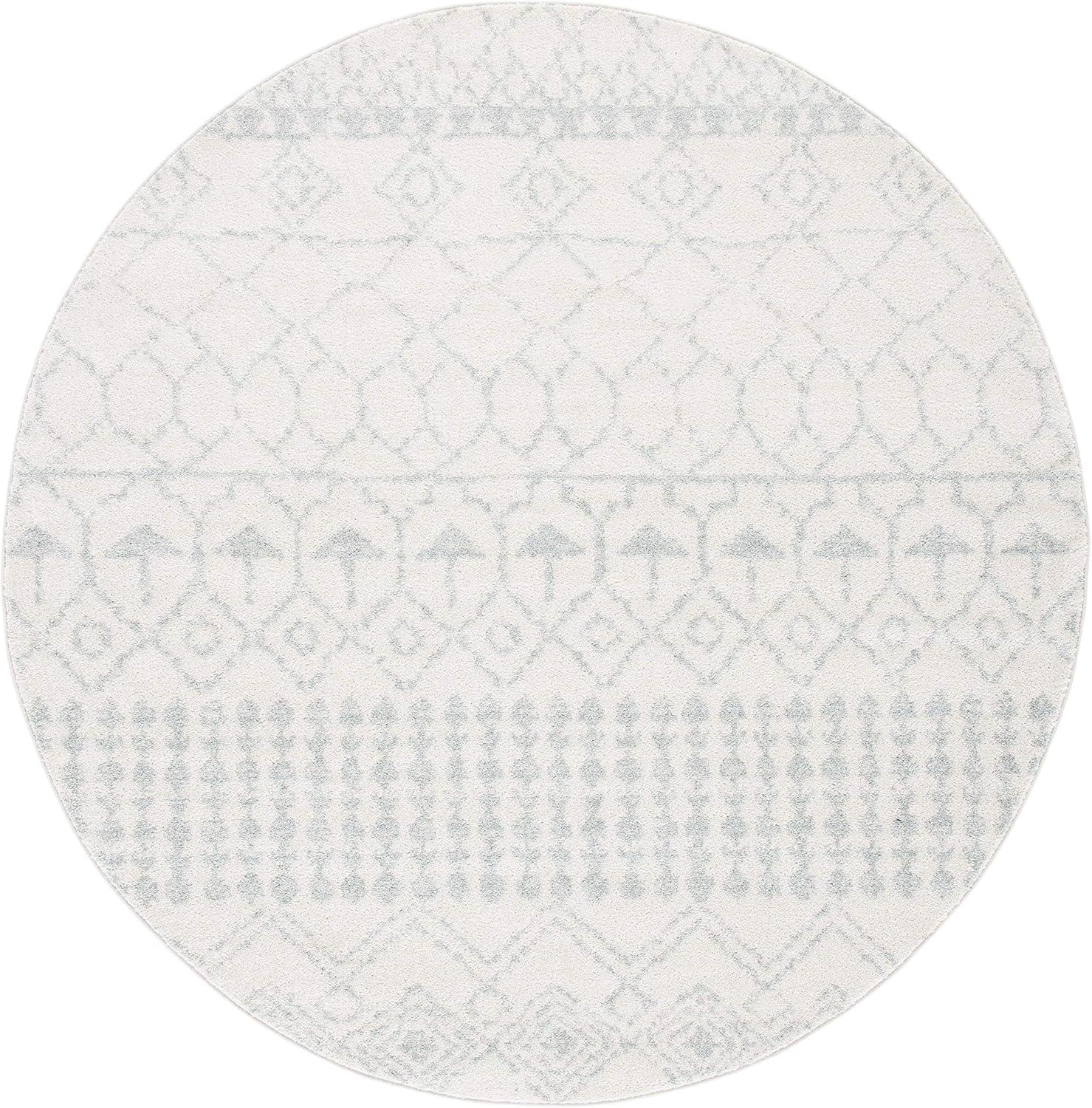 image:imageSAFAVIEH Area Rug 8x10 Tulum Collection Large Ivory amp Black Moroccan Boho Distressed Design NonShedding amp Easy Cleaning Ideal for Living Room Bedroom Office Dining Space TUL229BIvoryLight Grey