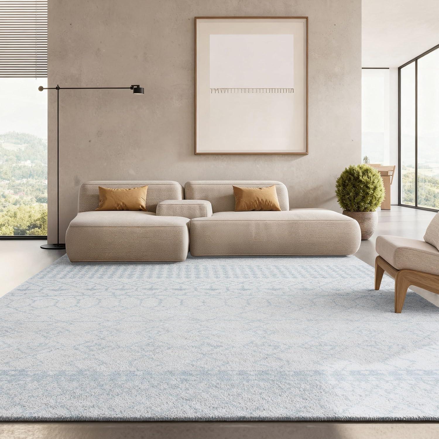 image:imageSAFAVIEH Area Rug 8x10 Tulum Collection Large Ivory amp Black Moroccan Boho Distressed Design NonShedding amp Easy Cleaning Ideal for Living Room Bedroom Office Dining Space TUL229BIvoryLight Grey