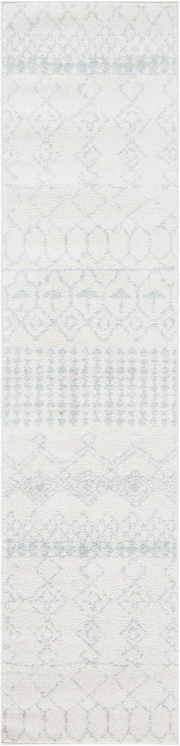 image:imageSAFAVIEH Area Rug 8x10 Tulum Collection Large Ivory amp Black Moroccan Boho Distressed Design NonShedding amp Easy Cleaning Ideal for Living Room Bedroom Office Dining Space TUL229BIvoryLight Grey