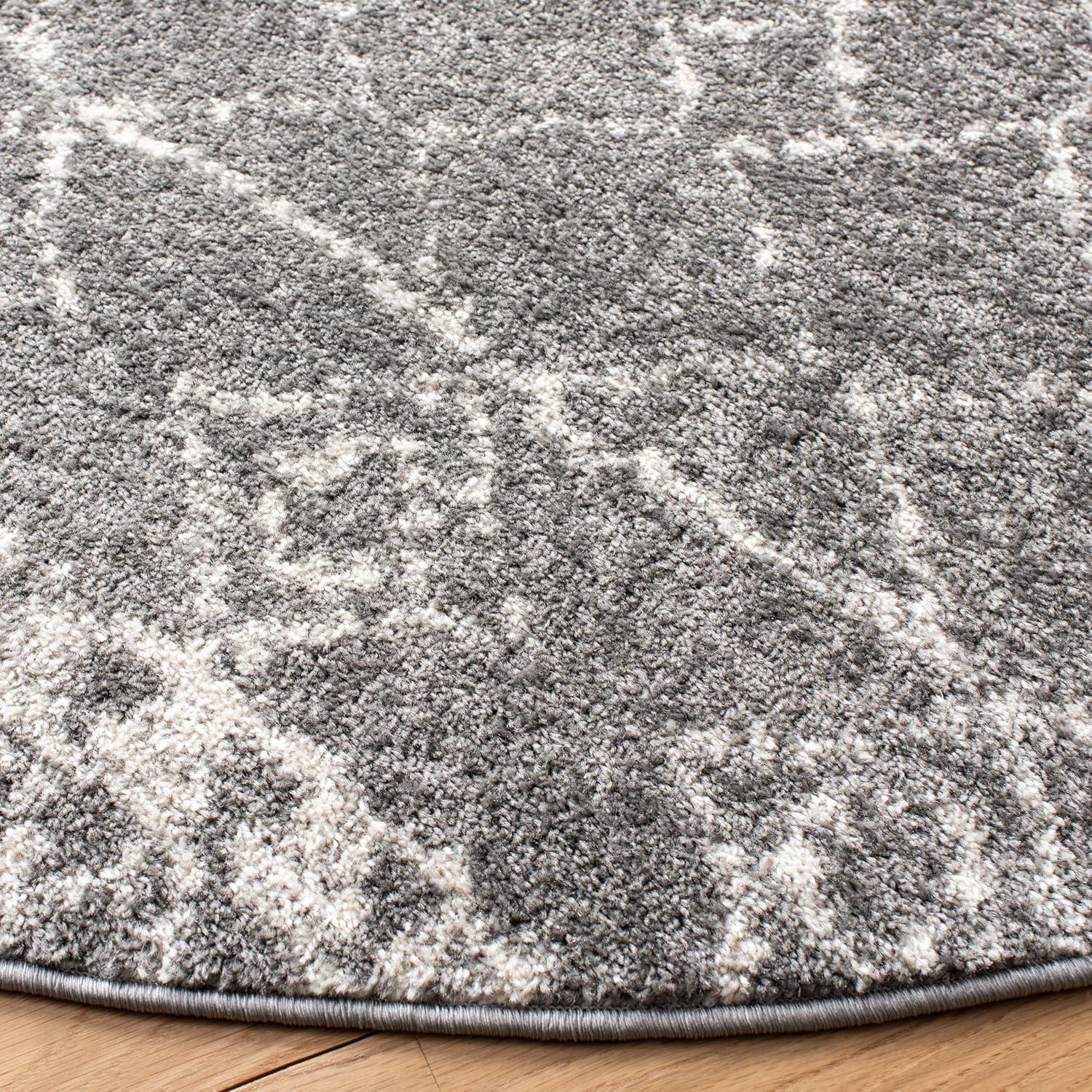 image:imageSAFAVIEH Area Rug 8x10 Tulum Collection Large Ivory amp Black Moroccan Boho Distressed Design NonShedding amp Easy Cleaning Ideal for Living Room Bedroom Office Dining Space TUL229BGreyIvory