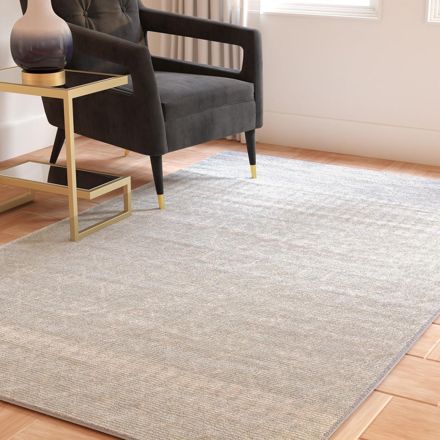 image:imageSAFAVIEH Area Rug 8x10 Tulum Collection Large Ivory amp Black Moroccan Boho Distressed Design NonShedding amp Easy Cleaning Ideal for Living Room Bedroom Office Dining Space TUL229BLight GreyIvory