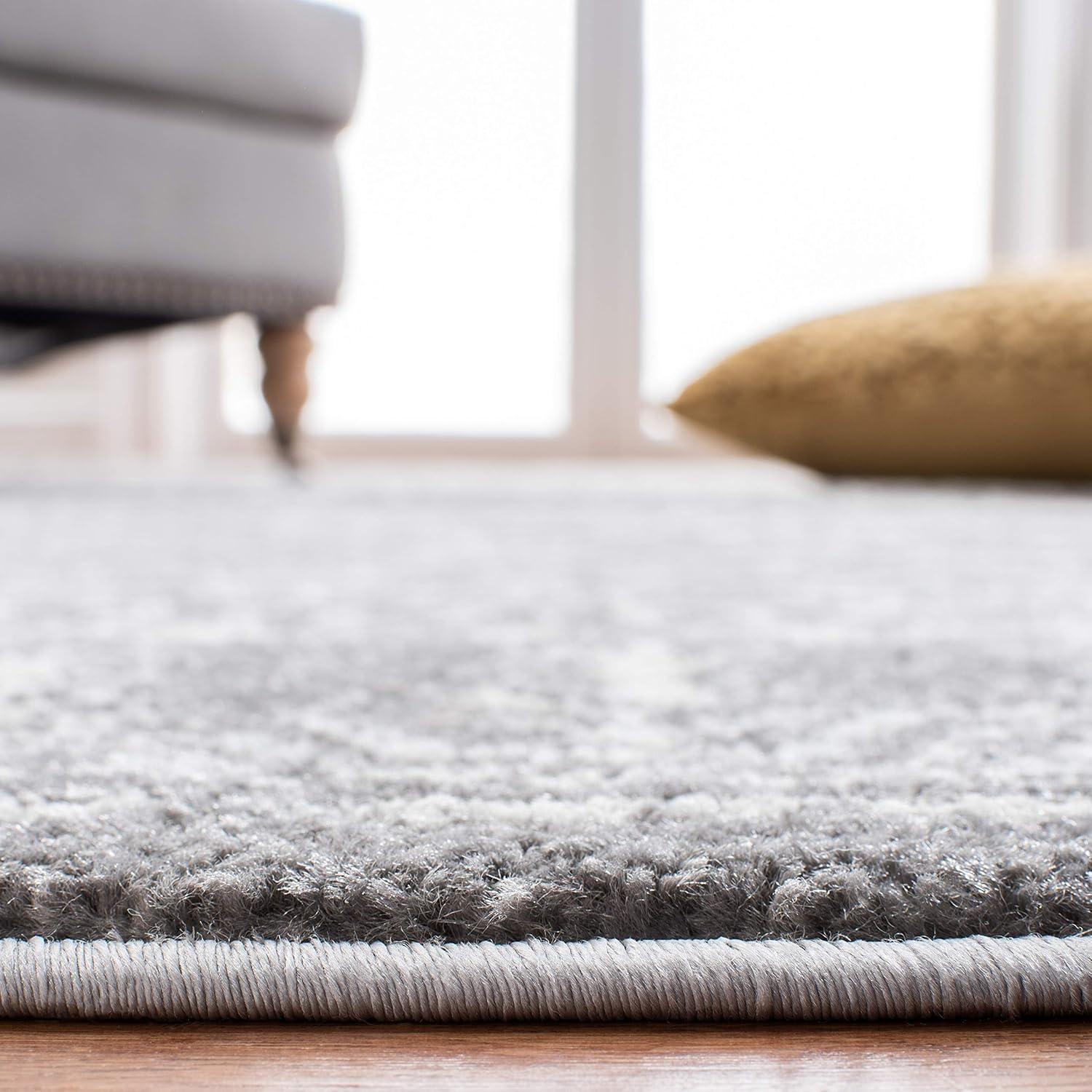 image:imageSAFAVIEH Area Rug 8x10 Tulum Collection Large Ivory amp Grey Moroccan Boho Distressed Design NonShedding amp Easy to Clean Ideal for Living Room Bedroom Dining Space TUL271ADark GreyIvory