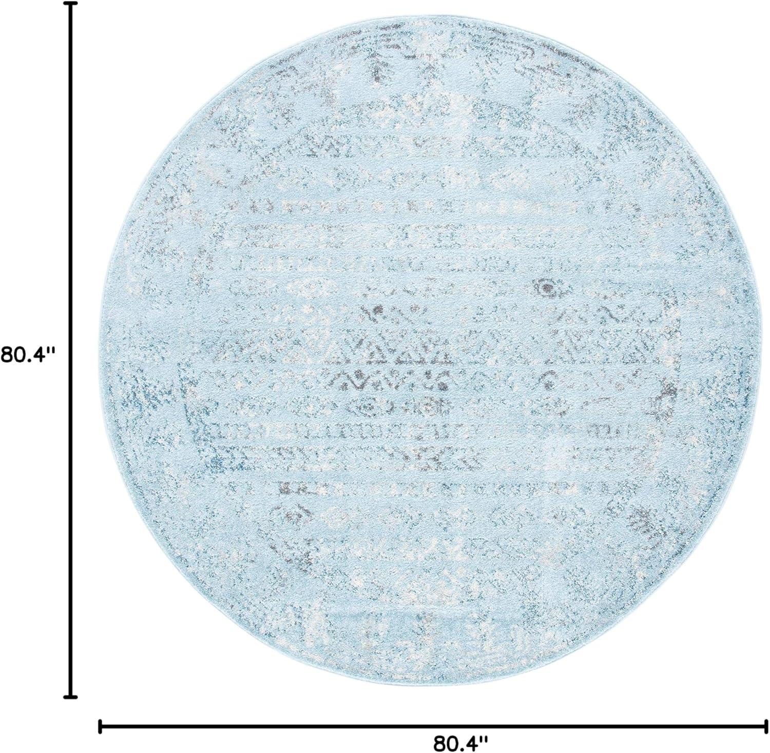 image:imageSAFAVIEH Area Rug 8x10 Tulum Collection Large Ivory amp Grey Moroccan Boho Distressed Design NonShedding amp Easy to Clean Ideal for Living Room Bedroom Dining Space TUL271AAqua BlueDark Grey