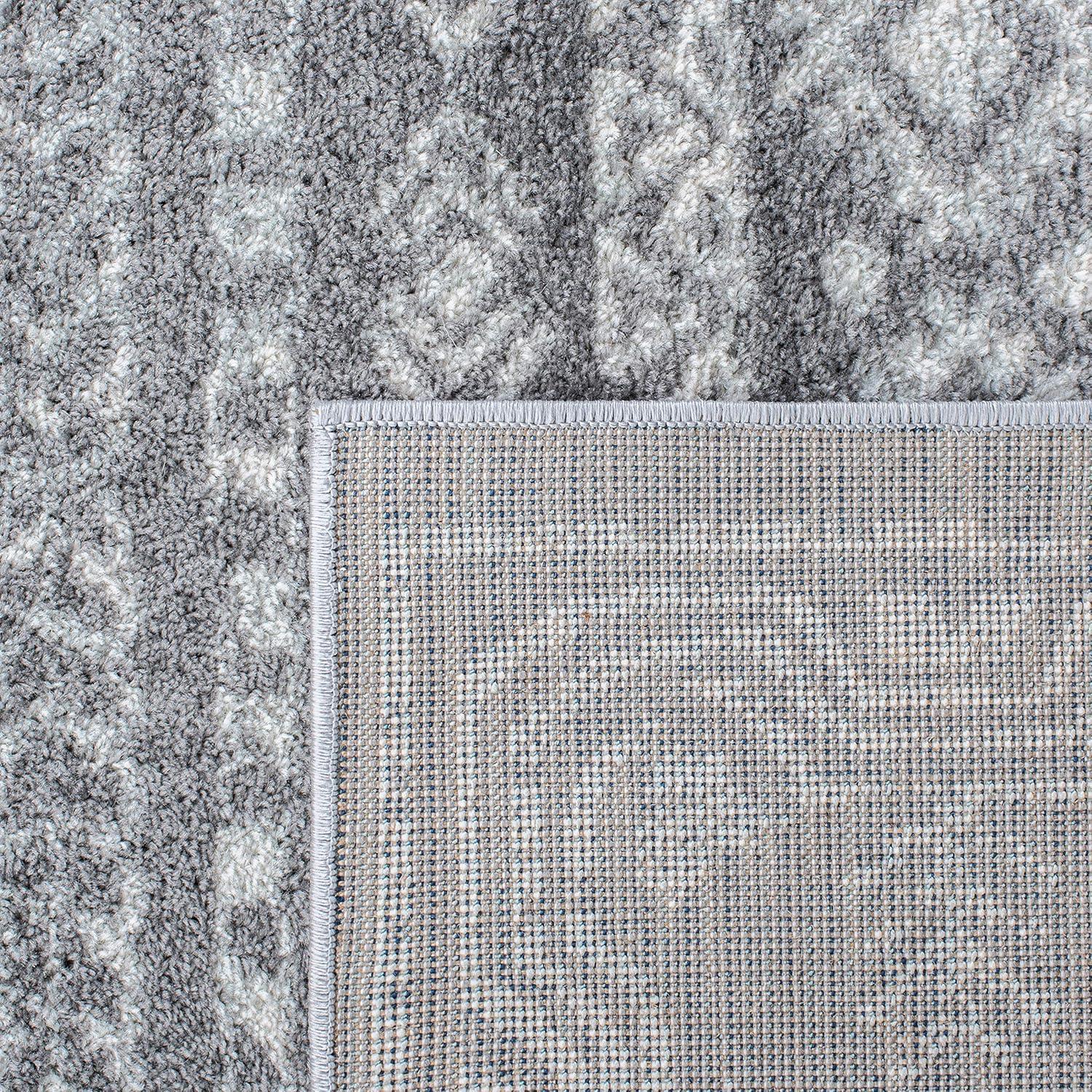 image:imageSAFAVIEH Area Rug 8x10 Tulum Collection Large Ivory amp Grey Moroccan Boho Distressed Design NonShedding amp Easy to Clean Ideal for Living Room Bedroom Dining Space TUL271ADark GreyIvory