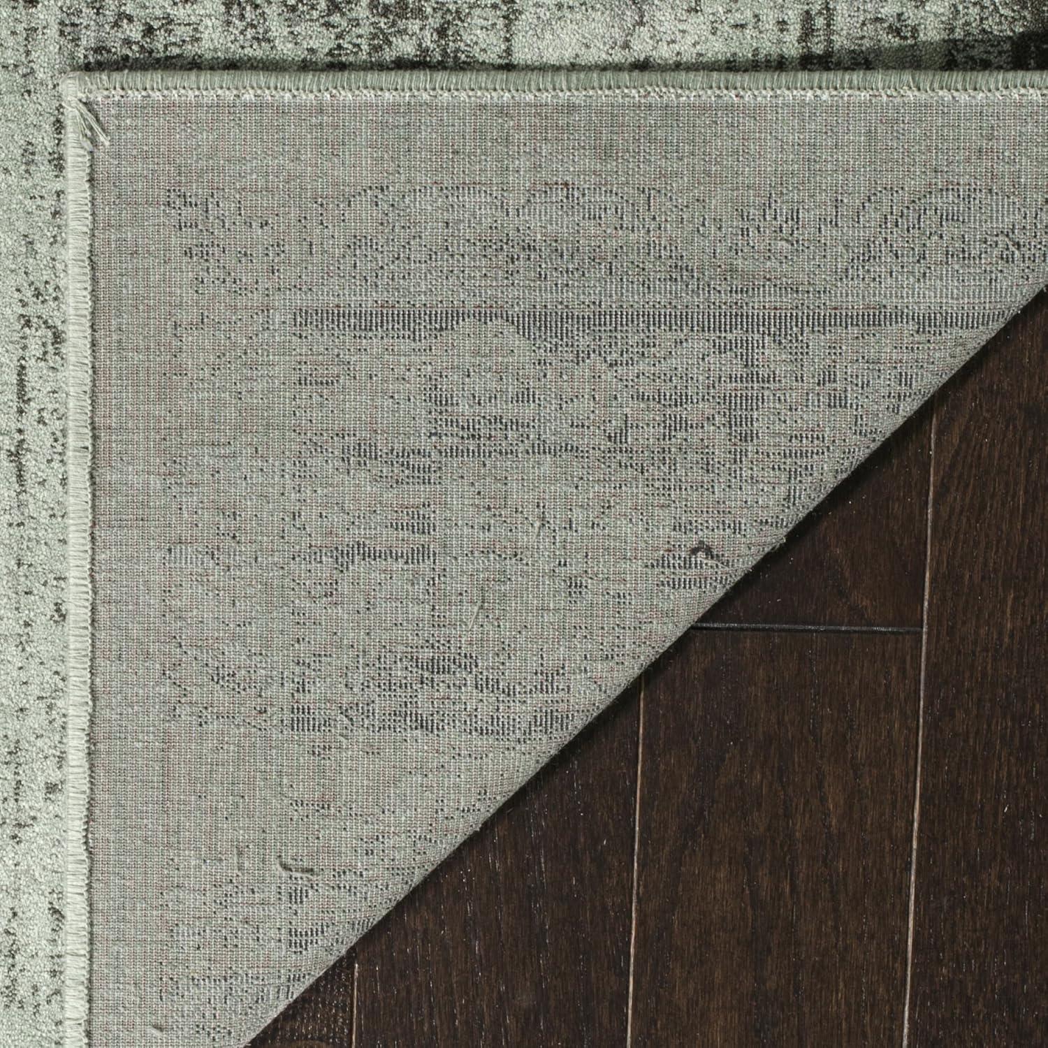 image:imageSAFAVIEH Area Rug 8x10 Vintage Collection Large Warm Beige Viscose Distressed Design Slip Resistant Ideal for Living Room Bedroom Office Dining Space VTG113660Spruce
