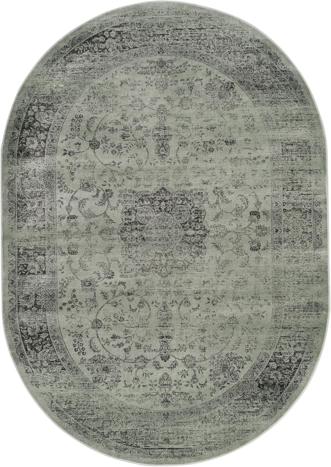image:imageSAFAVIEH Area Rug 8x10 Vintage Collection Large Warm Beige Viscose Distressed Design Slip Resistant Ideal for Living Room Bedroom Office Dining Space VTG113660Spruce