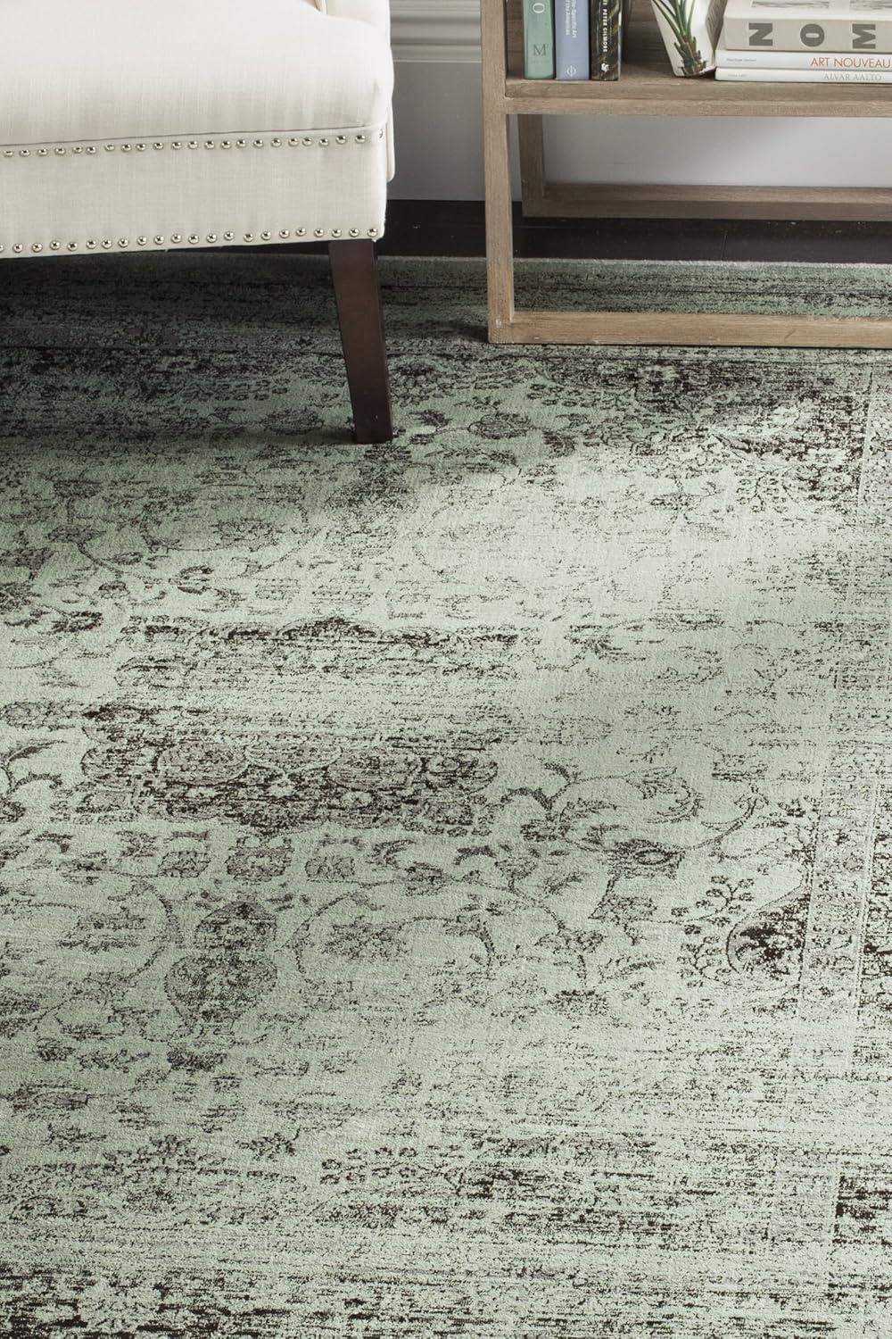 image:imageSAFAVIEH Area Rug 8x10 Vintage Collection Large Warm Beige Viscose Distressed Design Slip Resistant Ideal for Living Room Bedroom Office Dining Space VTG113660Spruce