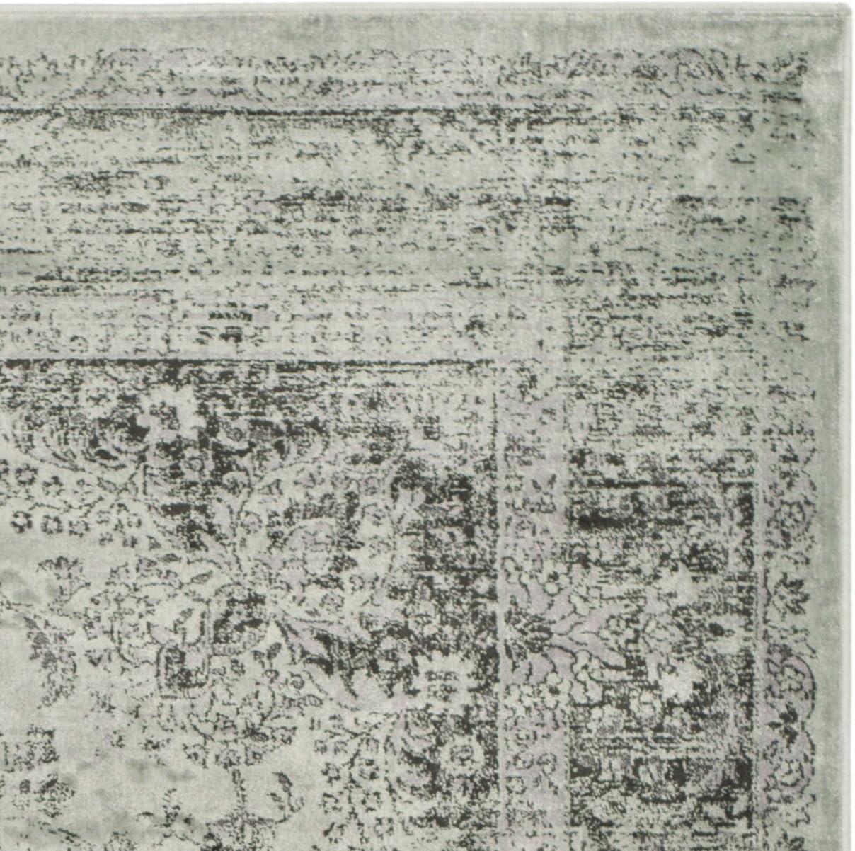 image:imageSAFAVIEH Area Rug 8x10 Vintage Collection Large Warm Beige Viscose Distressed Design Slip Resistant Ideal for Living Room Bedroom Office Dining Space VTG113660Spruce