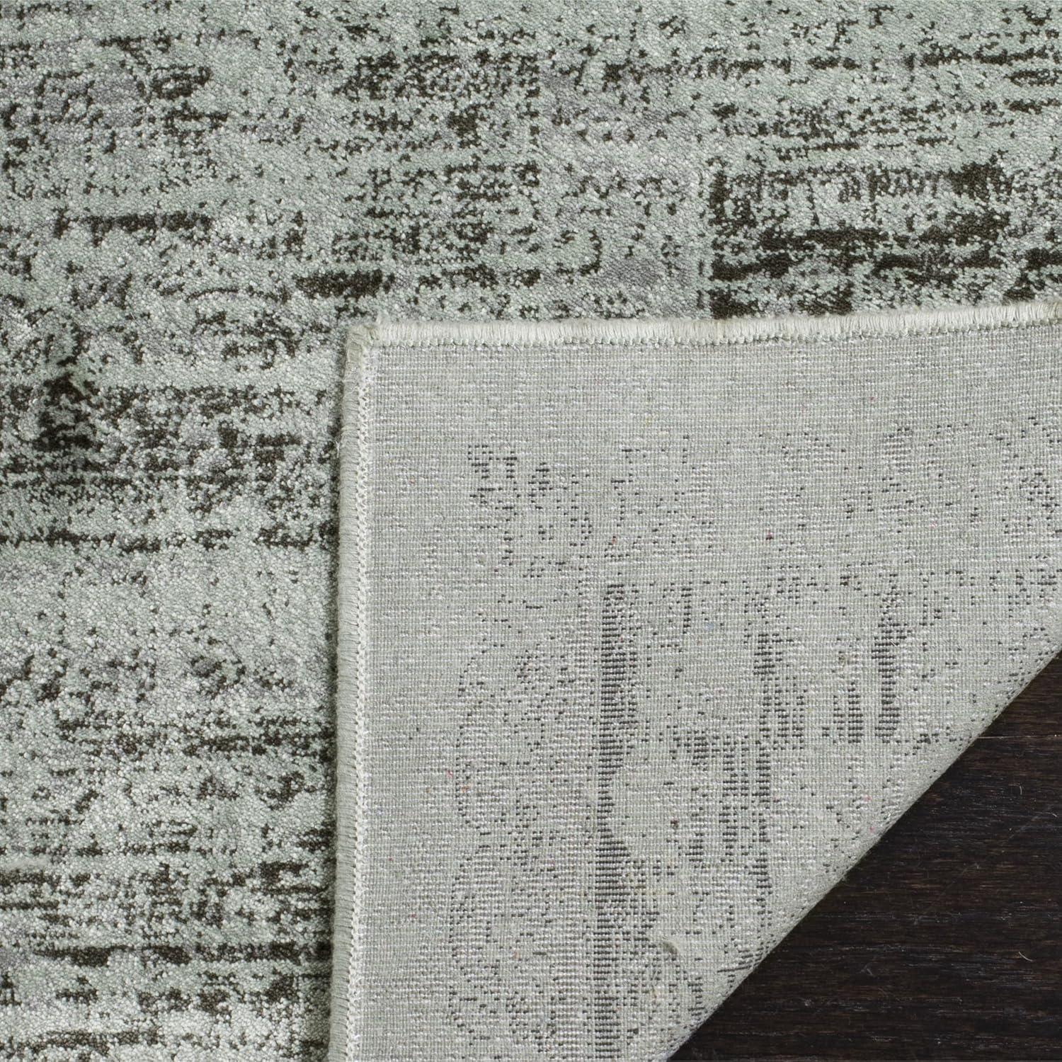 image:imageSAFAVIEH Area Rug 8x10 Vintage Collection Large Warm Beige Viscose Distressed Design Slip Resistant Ideal for Living Room Bedroom Office Dining Space VTG113660Spruce