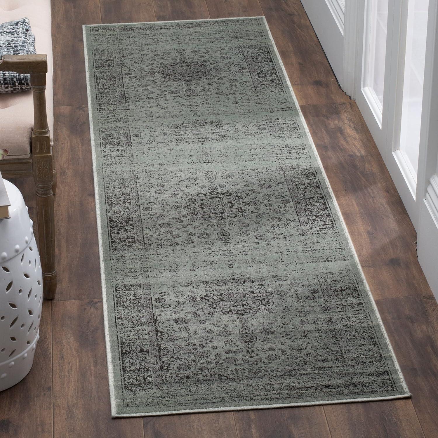 image:imageSAFAVIEH Area Rug 8x10 Vintage Collection Large Warm Beige Viscose Distressed Design Slip Resistant Ideal for Living Room Bedroom Office Dining Space VTG113660Warm Beige