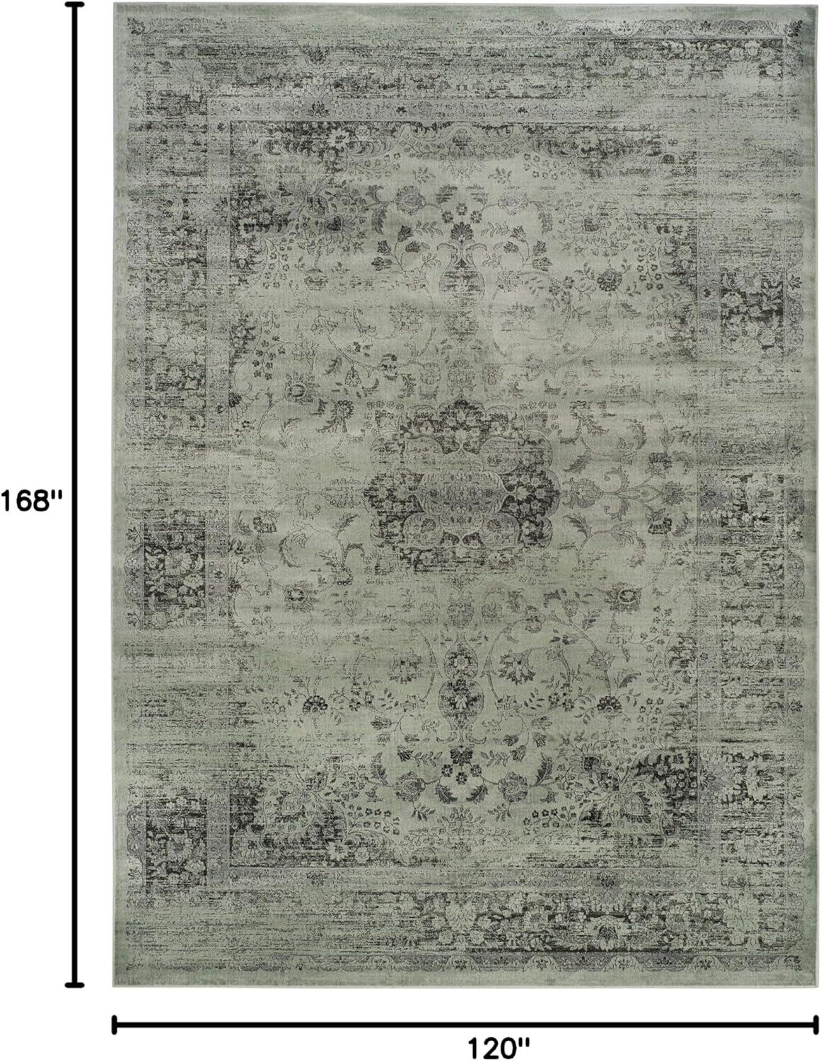 image:imageSAFAVIEH Area Rug 8x10 Vintage Collection Large Warm Beige Viscose Distressed Design Slip Resistant Ideal for Living Room Bedroom Office Dining Space VTG113660Spruce