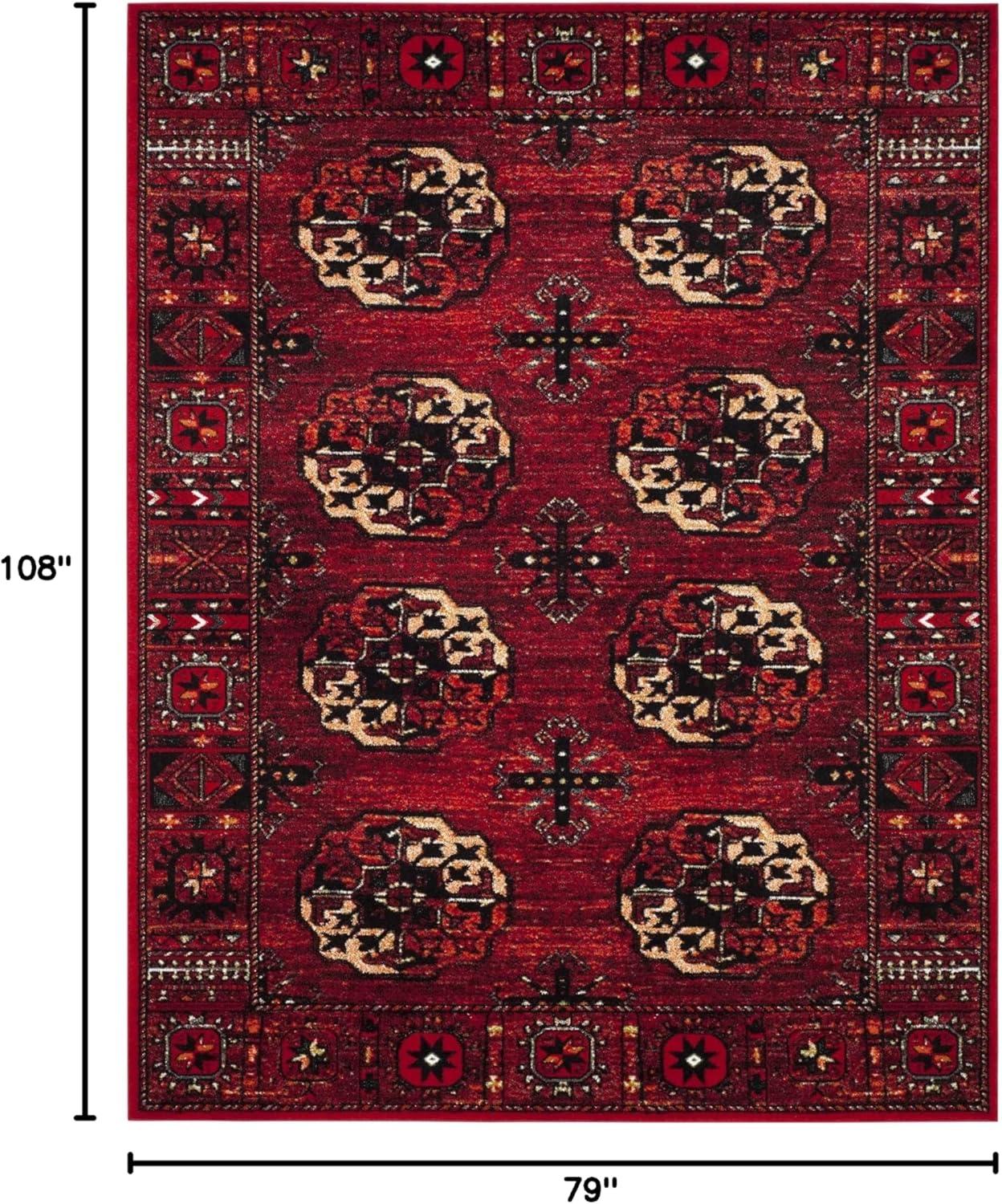 image:imageSAFAVIEH Area Rug 8x10 Vintage Hamadan Collection Large Blue amp Multi Oriental Traditional Persian Design NonShedding amp Easy Cleaning Ideal for Living Room Bedroom Dining Space VTH212DRedMulti