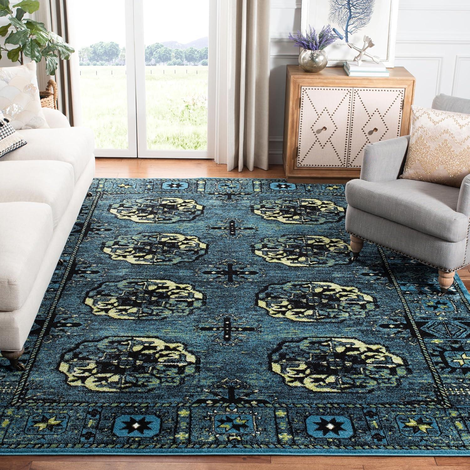 image:imageSAFAVIEH Area Rug 8x10 Vintage Hamadan Collection Large Blue amp Multi Oriental Traditional Persian Design NonShedding amp Easy Cleaning Ideal for Living Room Bedroom Dining Space VTH212DBlueMulti