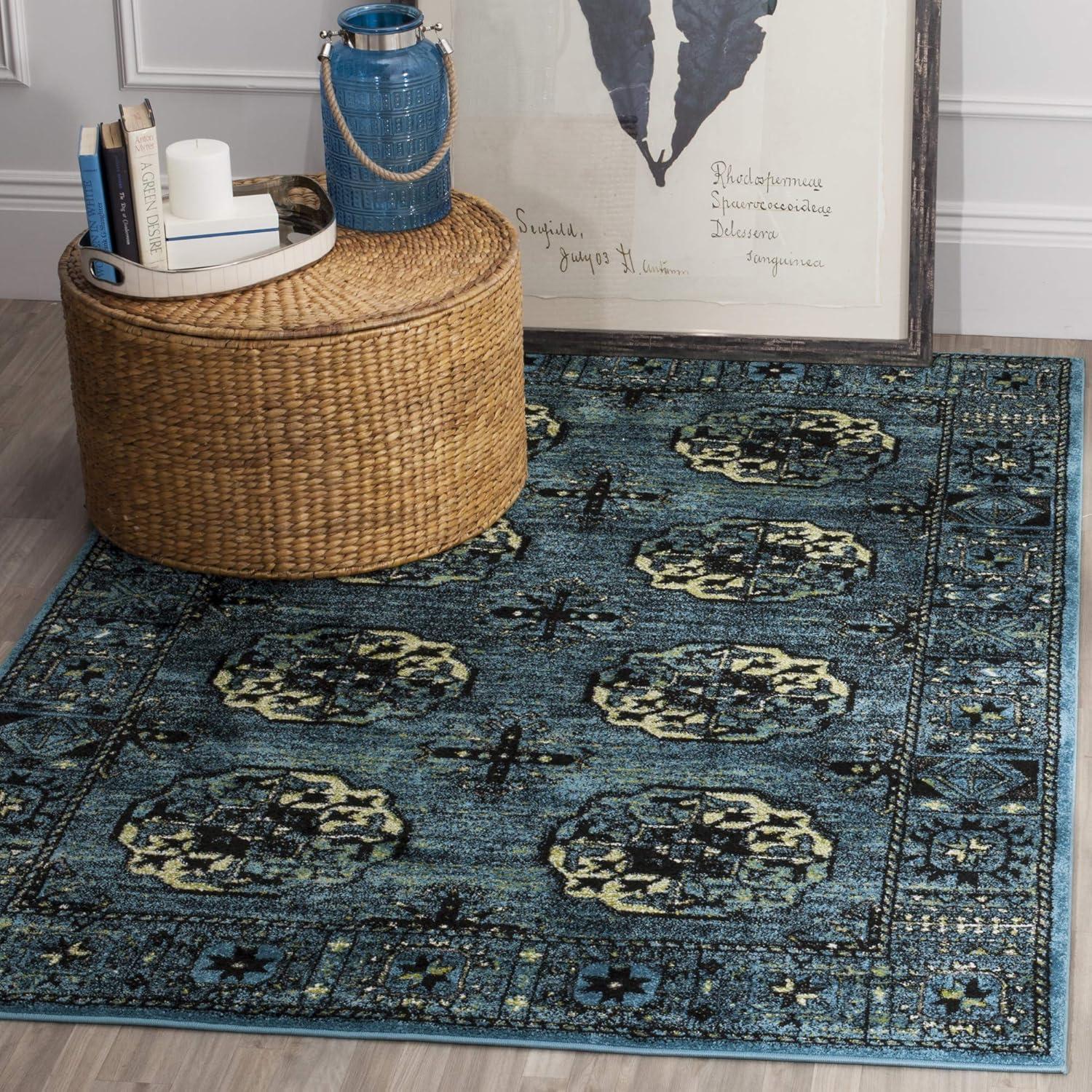 image:imageSAFAVIEH Area Rug 8x10 Vintage Hamadan Collection Large Blue amp Multi Oriental Traditional Persian Design NonShedding amp Easy Cleaning Ideal for Living Room Bedroom Dining Space VTH212DBlueMulti
