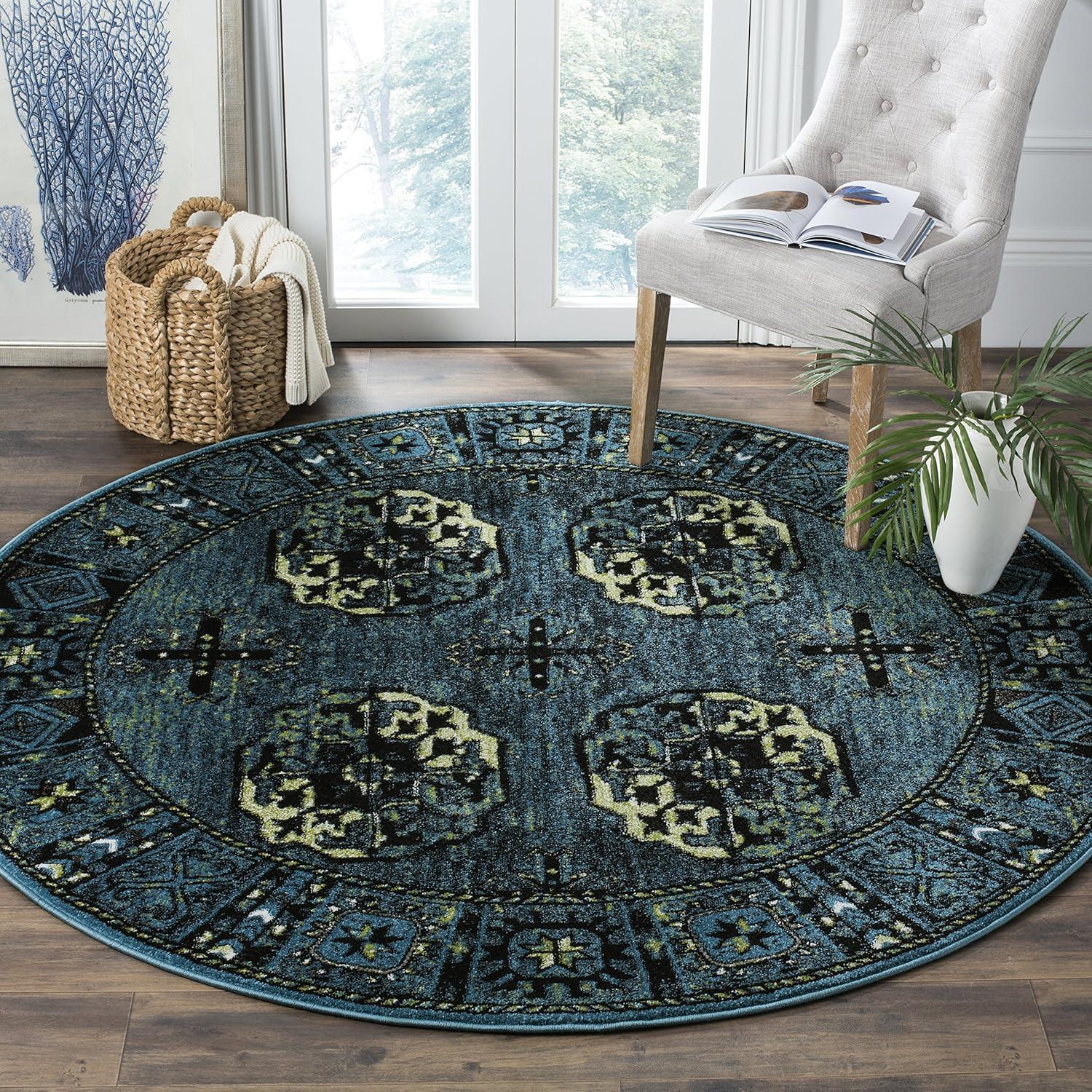 image:imageSAFAVIEH Area Rug 8x10 Vintage Hamadan Collection Large Blue amp Multi Oriental Traditional Persian Design NonShedding amp Easy Cleaning Ideal for Living Room Bedroom Dining Space VTH212DBlueMulti