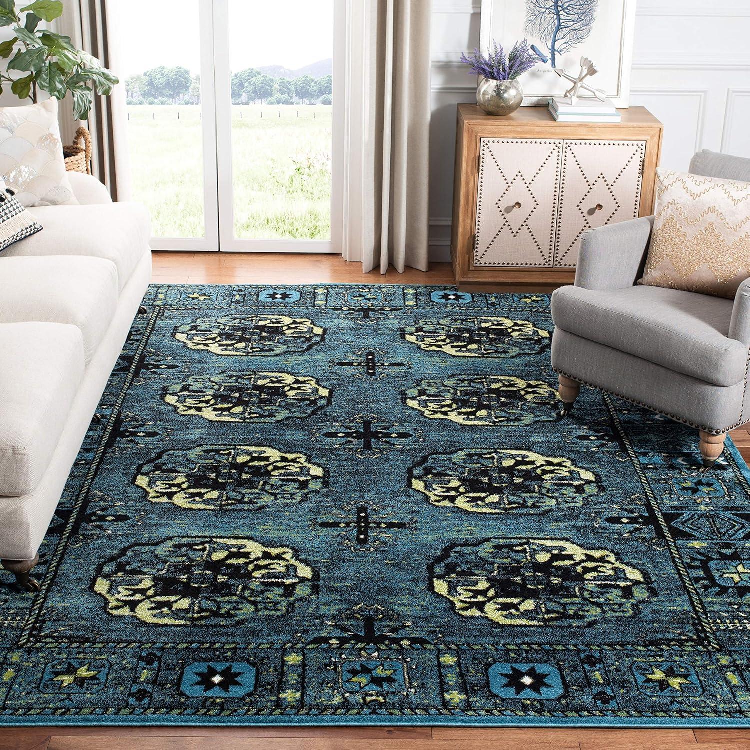 image:imageSAFAVIEH Area Rug 8x10 Vintage Hamadan Collection Large Blue amp Multi Oriental Traditional Persian Design NonShedding amp Easy Cleaning Ideal for Living Room Bedroom Dining Space VTH212DBlueMulti
