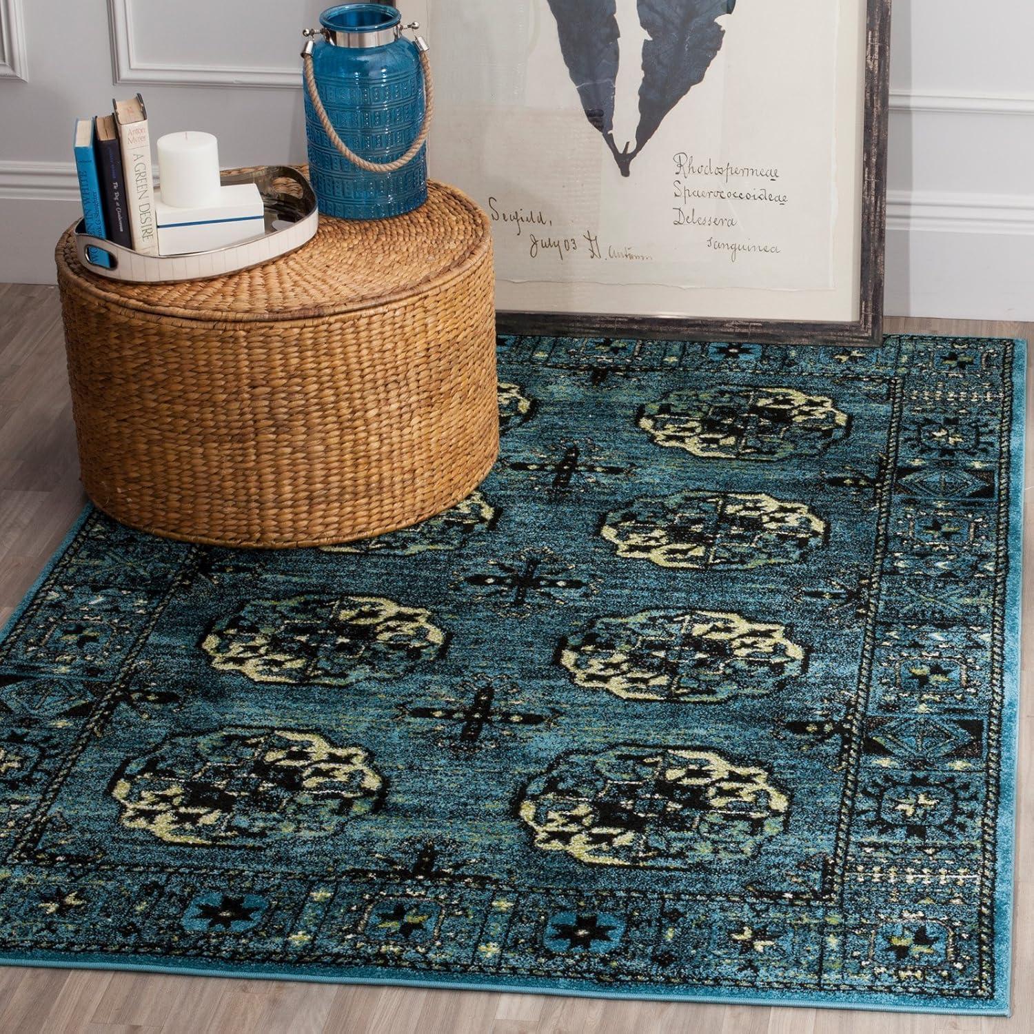 image:imageSAFAVIEH Area Rug 8x10 Vintage Hamadan Collection Large Blue amp Multi Oriental Traditional Persian Design NonShedding amp Easy Cleaning Ideal for Living Room Bedroom Dining Space VTH212DBlueMulti
