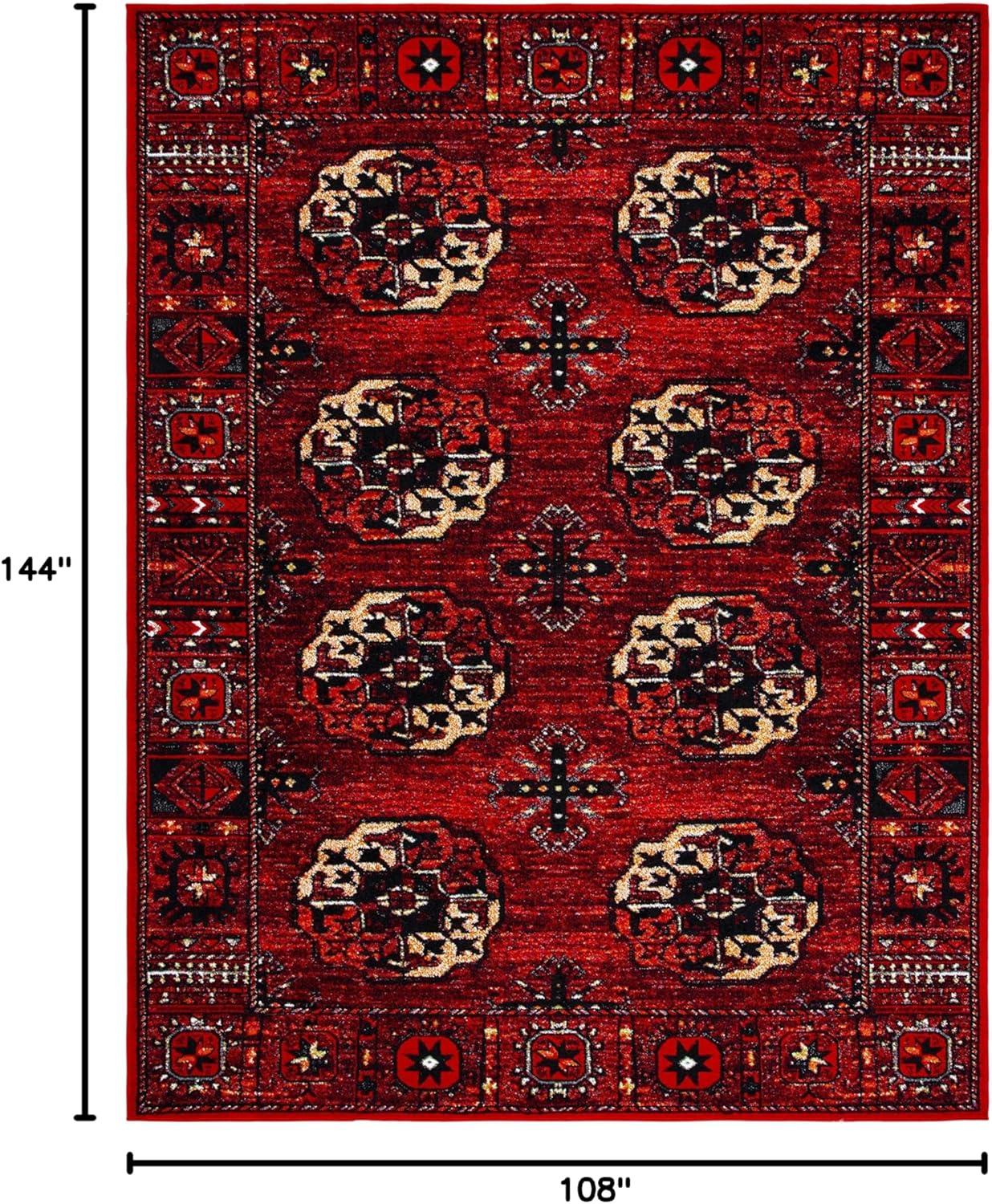image:imageSAFAVIEH Area Rug 8x10 Vintage Hamadan Collection Large Blue amp Multi Oriental Traditional Persian Design NonShedding amp Easy Cleaning Ideal for Living Room Bedroom Dining Space VTH212DRedMulti