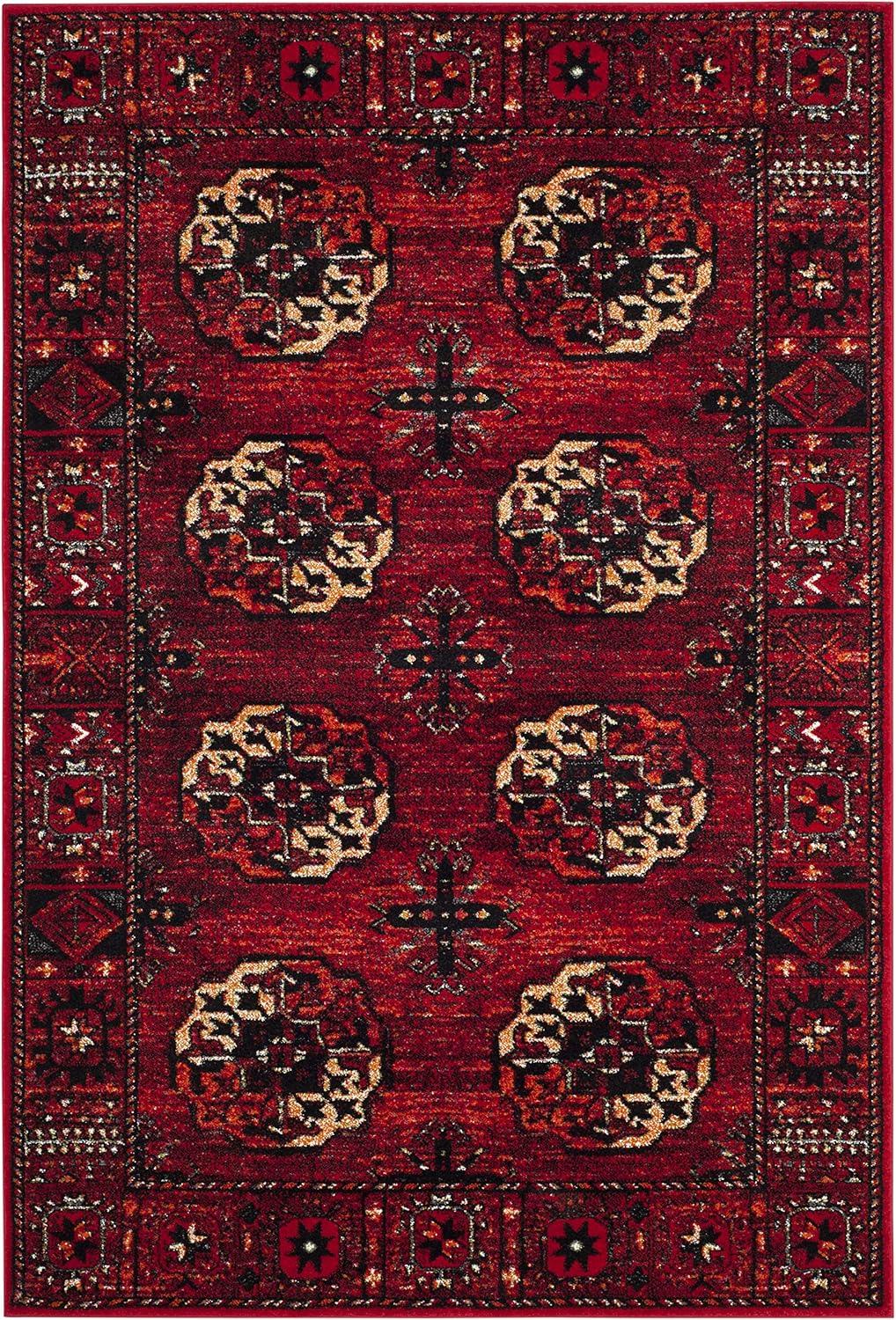 image:imageSAFAVIEH Area Rug 8x10 Vintage Hamadan Collection Large Blue amp Multi Oriental Traditional Persian Design NonShedding amp Easy Cleaning Ideal for Living Room Bedroom Dining Space VTH212DRedMulti