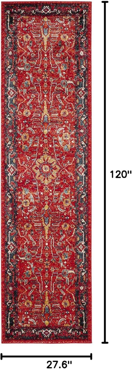 image:imageSAFAVIEH Area Rug 8x10 Vintage Hamadan Collection Large Orange amp Navy Oriental Traditional Persian Design NonShedding amp Easy Cleaning Ideal for Living Room Bedroom Dining Space VTH220COrangeNavy