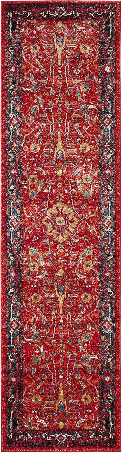 image:imageSAFAVIEH Area Rug 8x10 Vintage Hamadan Collection Large Orange amp Navy Oriental Traditional Persian Design NonShedding amp Easy Cleaning Ideal for Living Room Bedroom Dining Space VTH220COrangeNavy