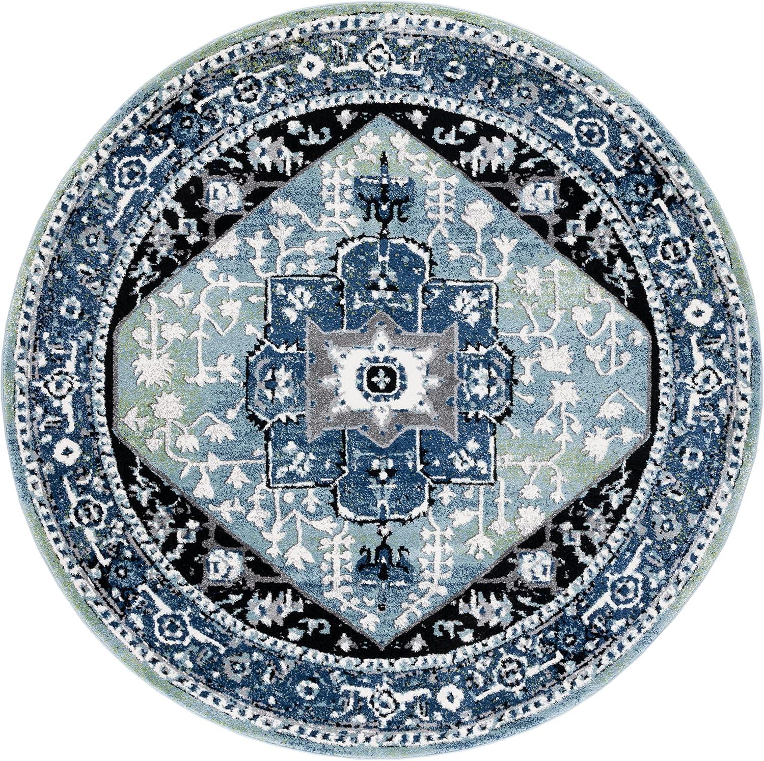 image:imageSAFAVIEH Area Rug 8x10 Vintage Hamadan Collection Large Red amp Orange Traditional Oriental Medallion Design NonShedding amp Easy Cleaning Ideal for Living Room Bedroom Dining Space VTH259PBlueLight Green