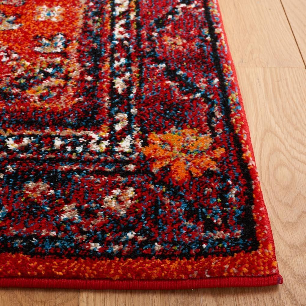 image:imageSAFAVIEH Area Rug 8x10 Vintage Hamadan Collection Large Turquoise amp Black Traditional Oriental Design NonShedding amp Easy Cleaning Ideal for Living Room Bedroom Dining Space VTH204KRed Black