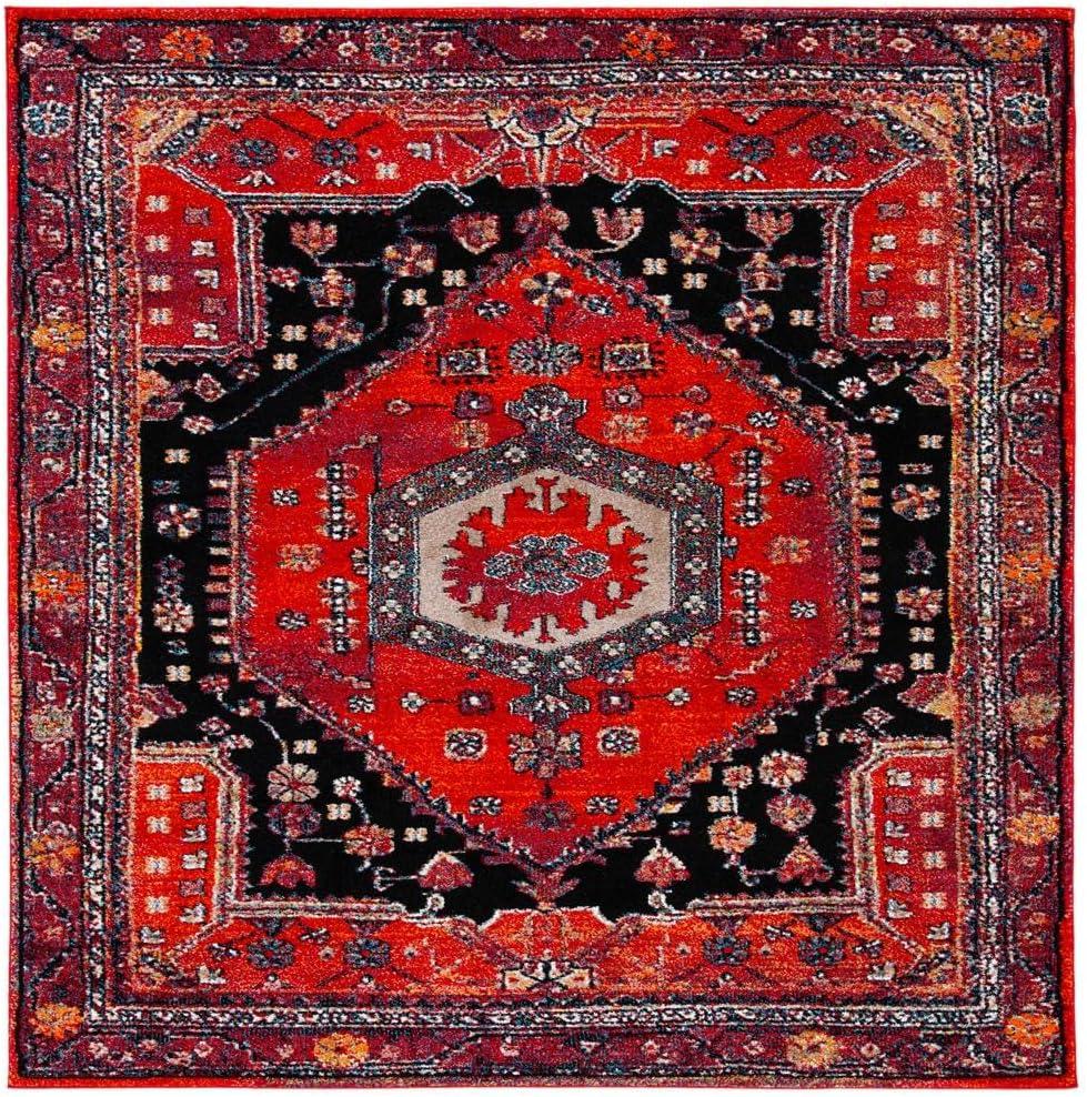 image:imageSAFAVIEH Area Rug 8x10 Vintage Hamadan Collection Large Turquoise amp Black Traditional Oriental Design NonShedding amp Easy Cleaning Ideal for Living Room Bedroom Dining Space VTH204KRed Black