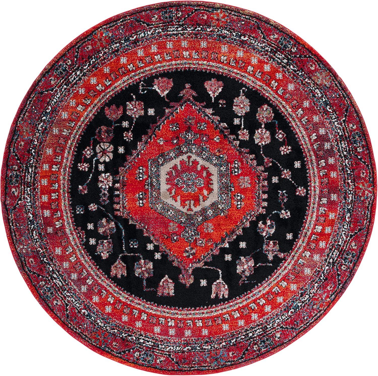 image:imageSAFAVIEH Area Rug 8x10 Vintage Hamadan Collection Large Turquoise amp Black Traditional Oriental Design NonShedding amp Easy Cleaning Ideal for Living Room Bedroom Dining Space VTH204KRed Black