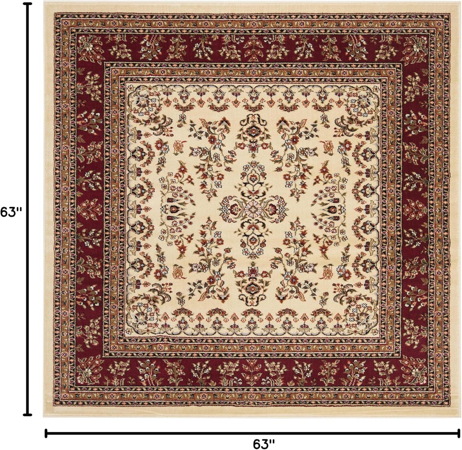 image:imageSAFAVIEH Area Rug 8x11 Lyndhurst Collection Large Ivory amp Rust Traditional Oriental Design NonShedding amp Easy to Clean Ideal for Living Room Bedroom Dining Space LNH331RIvoryRed