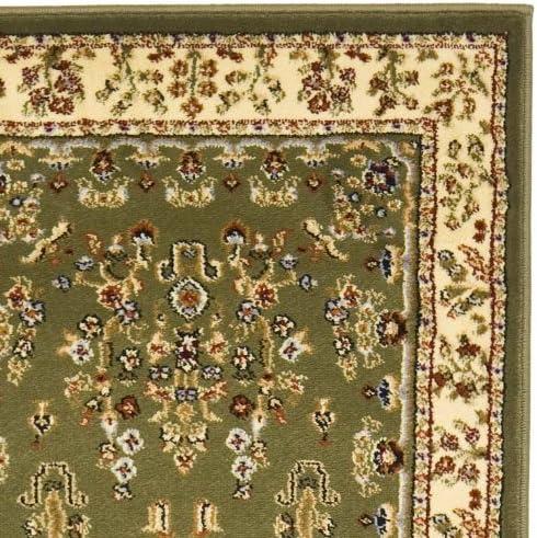 image:imageSAFAVIEH Area Rug 8x11 Lyndhurst Collection Large Ivory amp Rust Traditional Oriental Design NonShedding amp Easy to Clean Ideal for Living Room Bedroom Dining Space LNH331RSageIvory