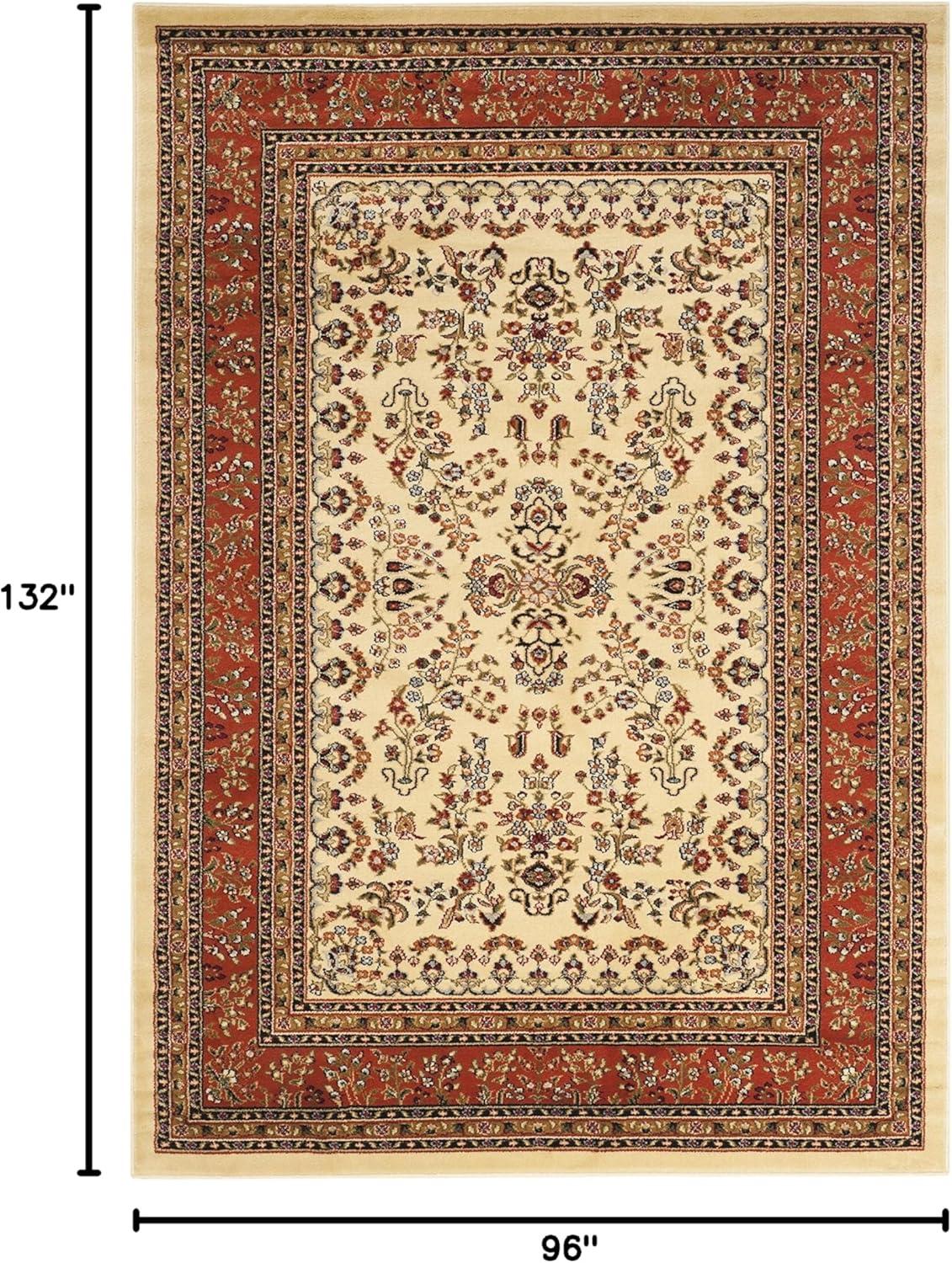 image:imageSAFAVIEH Area Rug 8x11 Lyndhurst Collection Large Ivory amp Rust Traditional Oriental Design NonShedding amp Easy to Clean Ideal for Living Room Bedroom Dining Space LNH331RIvoryRust