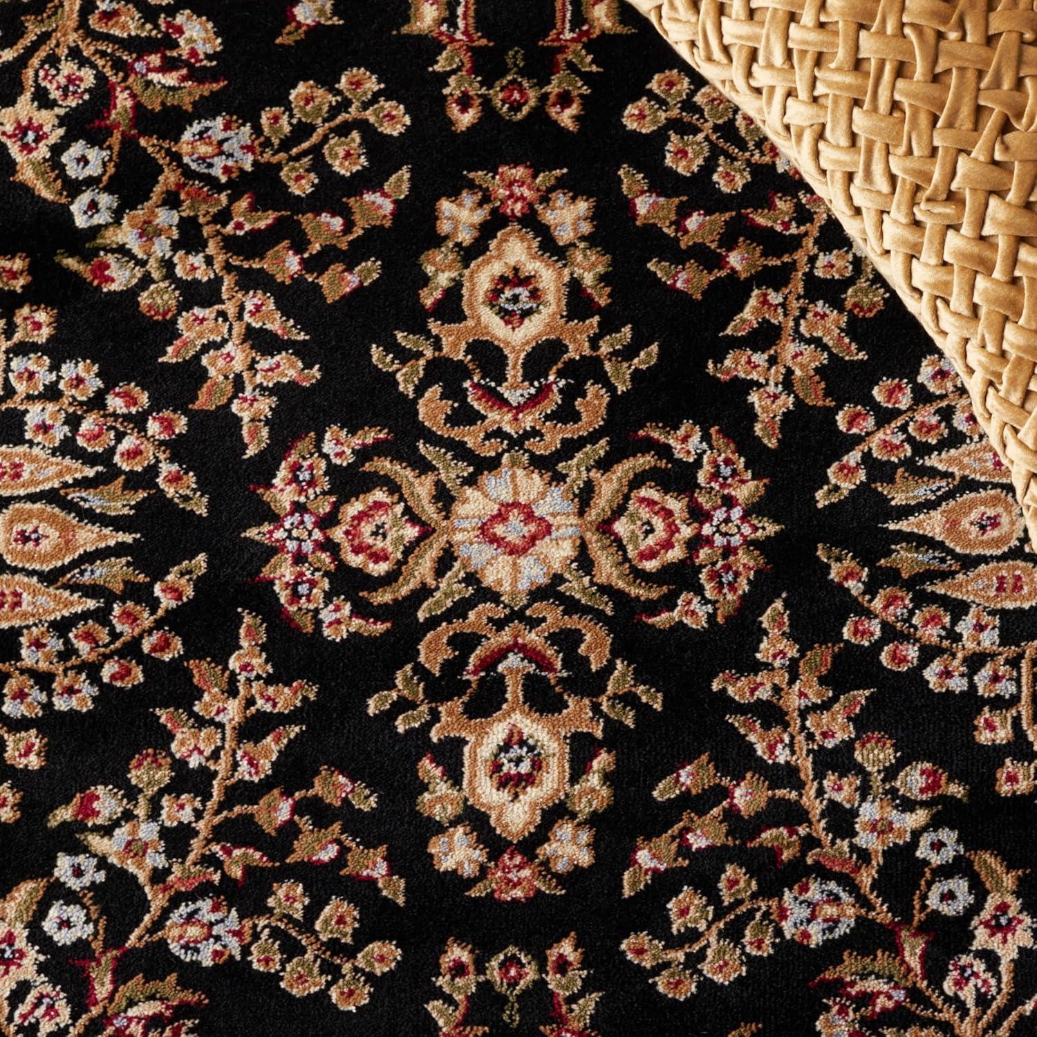 image:imageSAFAVIEH Area Rug 8x11 Lyndhurst Collection Large Ivory amp Rust Traditional Oriental Design NonShedding amp Easy to Clean Ideal for Living Room Bedroom Dining Space LNH331RBlackTan