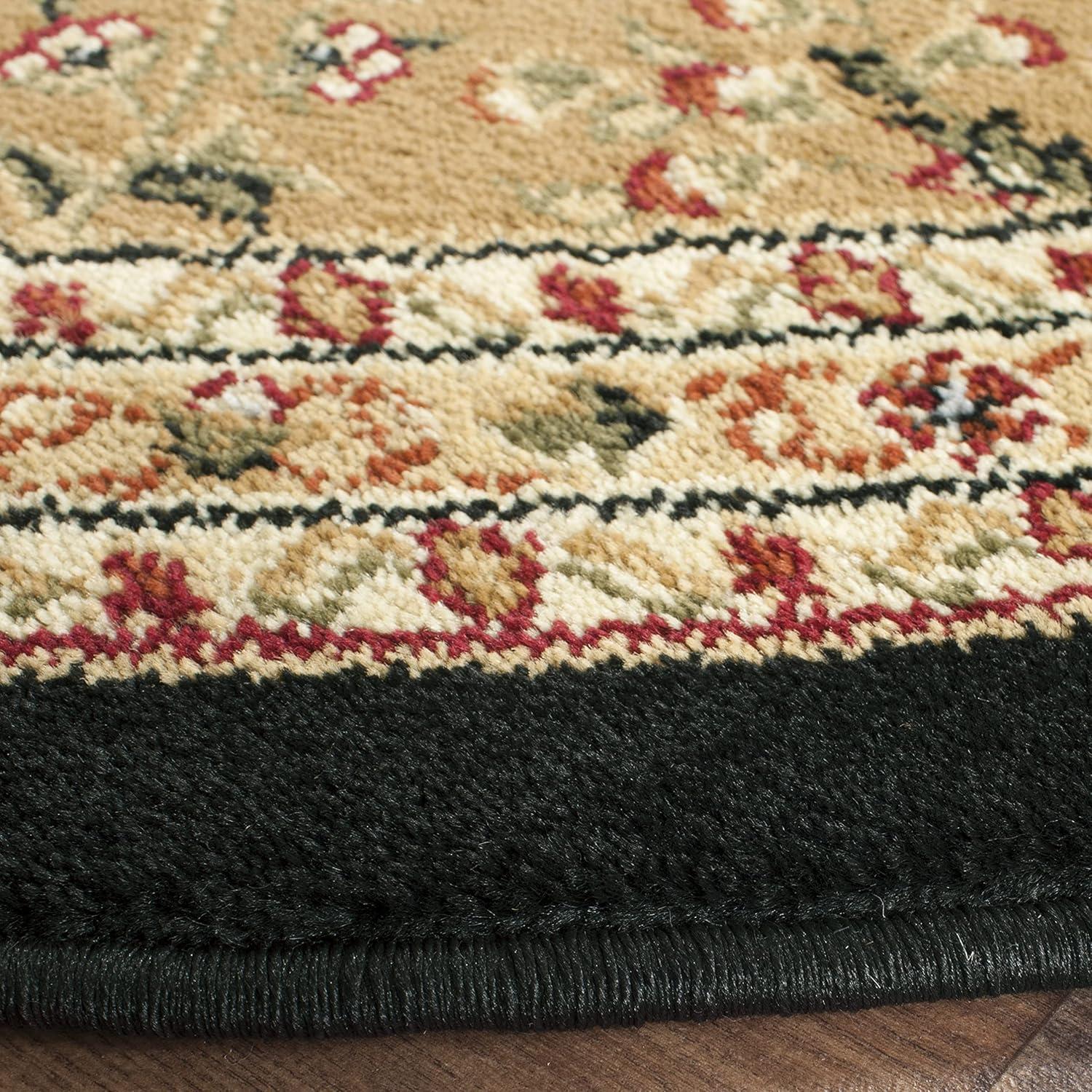 image:imageSAFAVIEH Area Rug 8x11 Lyndhurst Collection Large Ivory amp Rust Traditional Oriental Design NonShedding amp Easy to Clean Ideal for Living Room Bedroom Dining Space LNH331RBlackTan