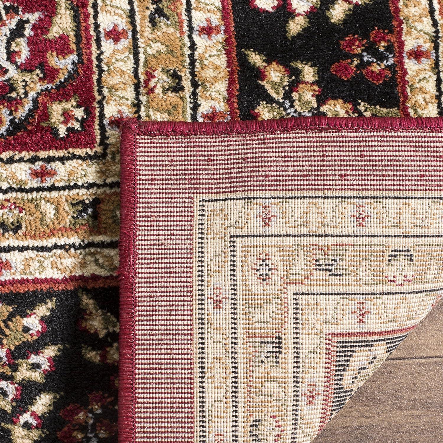 image:imageSAFAVIEH Area Rug 8x11 Lyndhurst Collection Large Ivory amp Rust Traditional Oriental Design NonShedding amp Easy to Clean Ideal for Living Room Bedroom Dining Space LNH331RRed Black