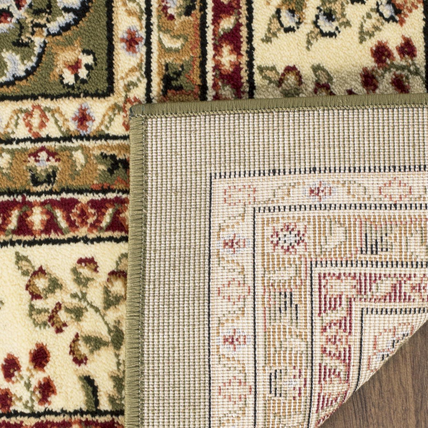 image:imageSAFAVIEH Area Rug 8x11 Lyndhurst Collection Large Ivory amp Rust Traditional Oriental Design NonShedding amp Easy to Clean Ideal for Living Room Bedroom Dining Space LNH331RSageIvory