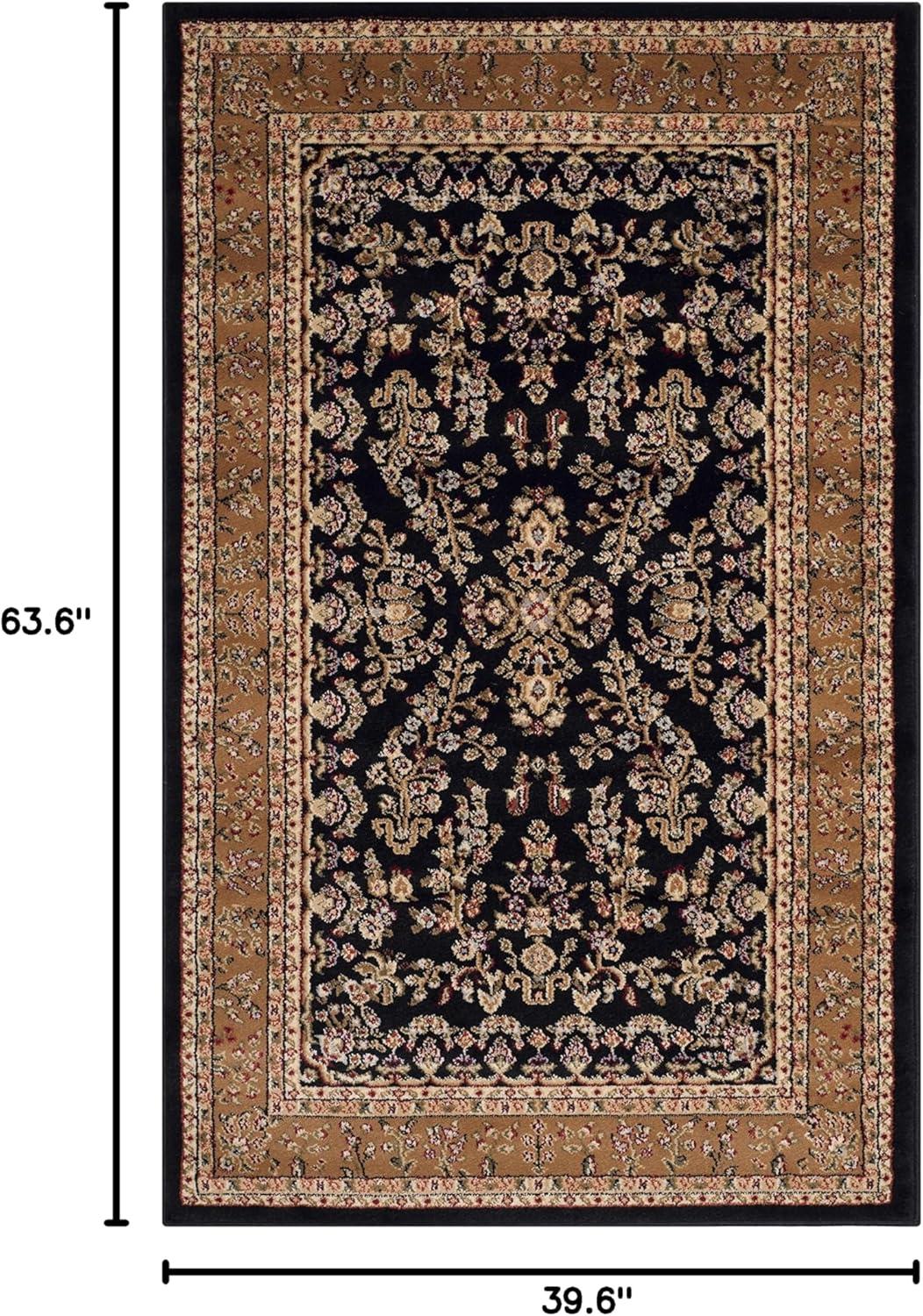 image:imageSAFAVIEH Area Rug 8x11 Lyndhurst Collection Large Ivory amp Rust Traditional Oriental Design NonShedding amp Easy to Clean Ideal for Living Room Bedroom Dining Space LNH331RBlackTan