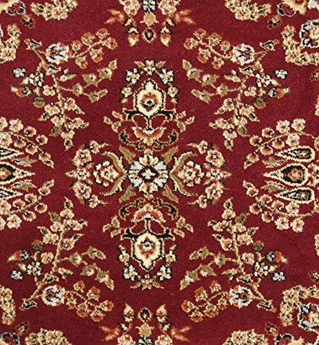 image:imageSAFAVIEH Area Rug 8x11 Lyndhurst Collection Large Ivory amp Rust Traditional Oriental Design NonShedding amp Easy to Clean Ideal for Living Room Bedroom Dining Space LNH331RRed Black