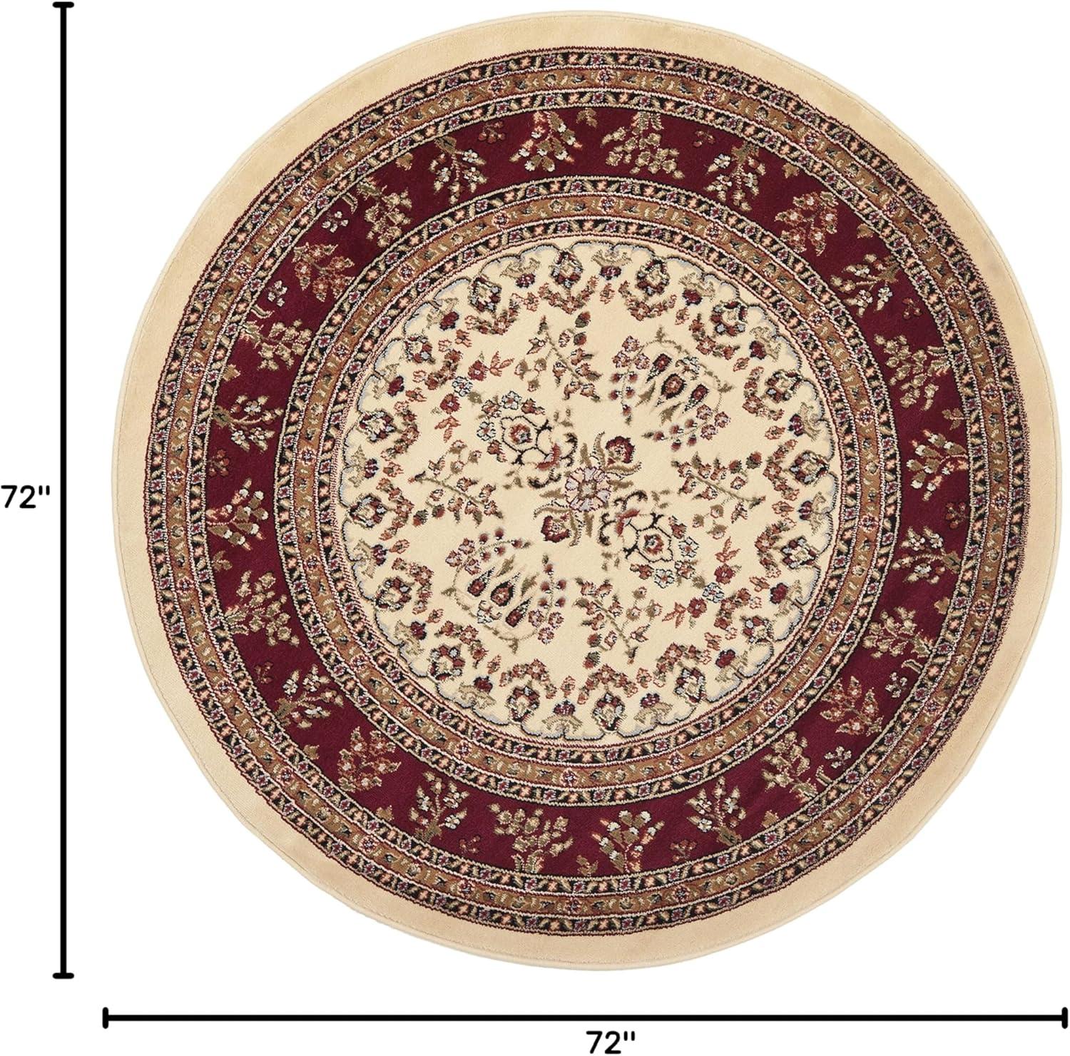 image:imageSAFAVIEH Area Rug 8x11 Lyndhurst Collection Large Ivory amp Rust Traditional Oriental Design NonShedding amp Easy to Clean Ideal for Living Room Bedroom Dining Space LNH331RIvoryRed
