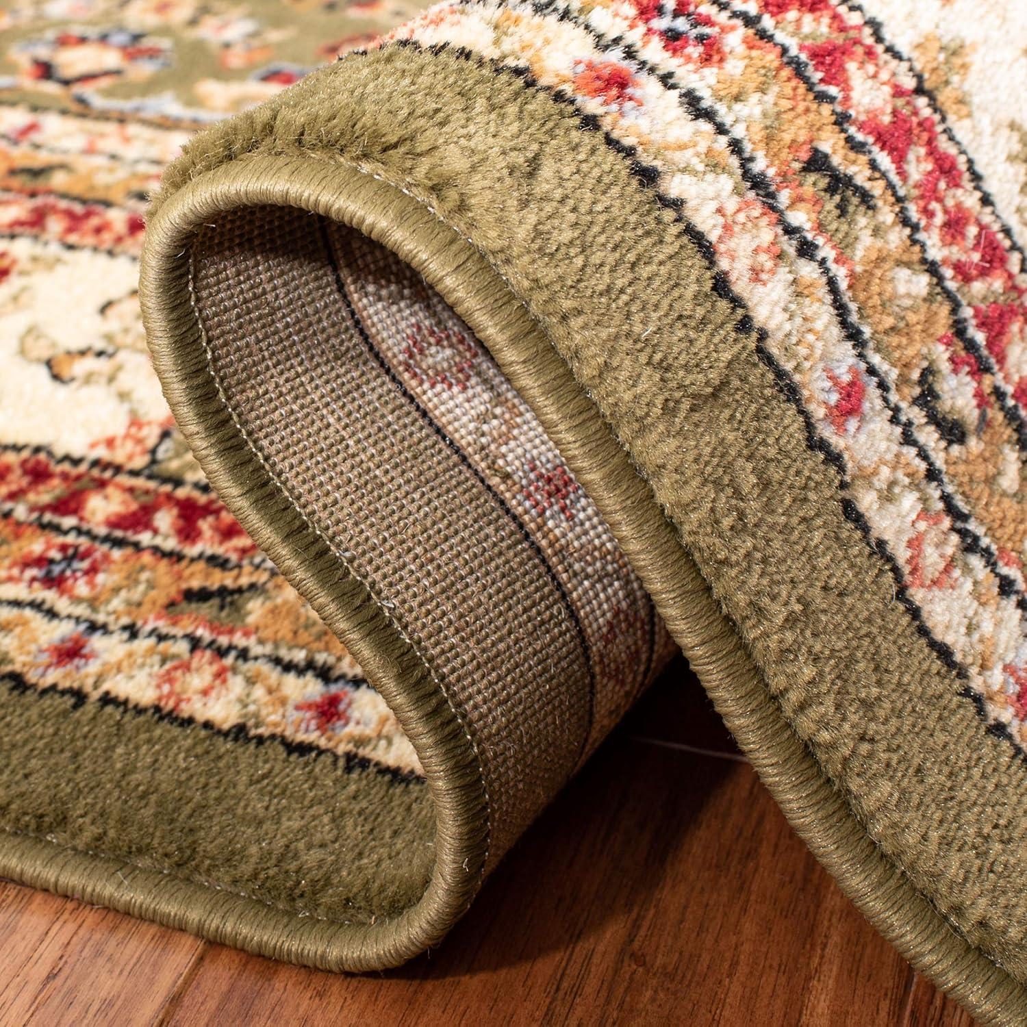 image:imageSAFAVIEH Area Rug 8x11 Lyndhurst Collection Large Ivory amp Rust Traditional Oriental Design NonShedding amp Easy to Clean Ideal for Living Room Bedroom Dining Space LNH331RSageIvory
